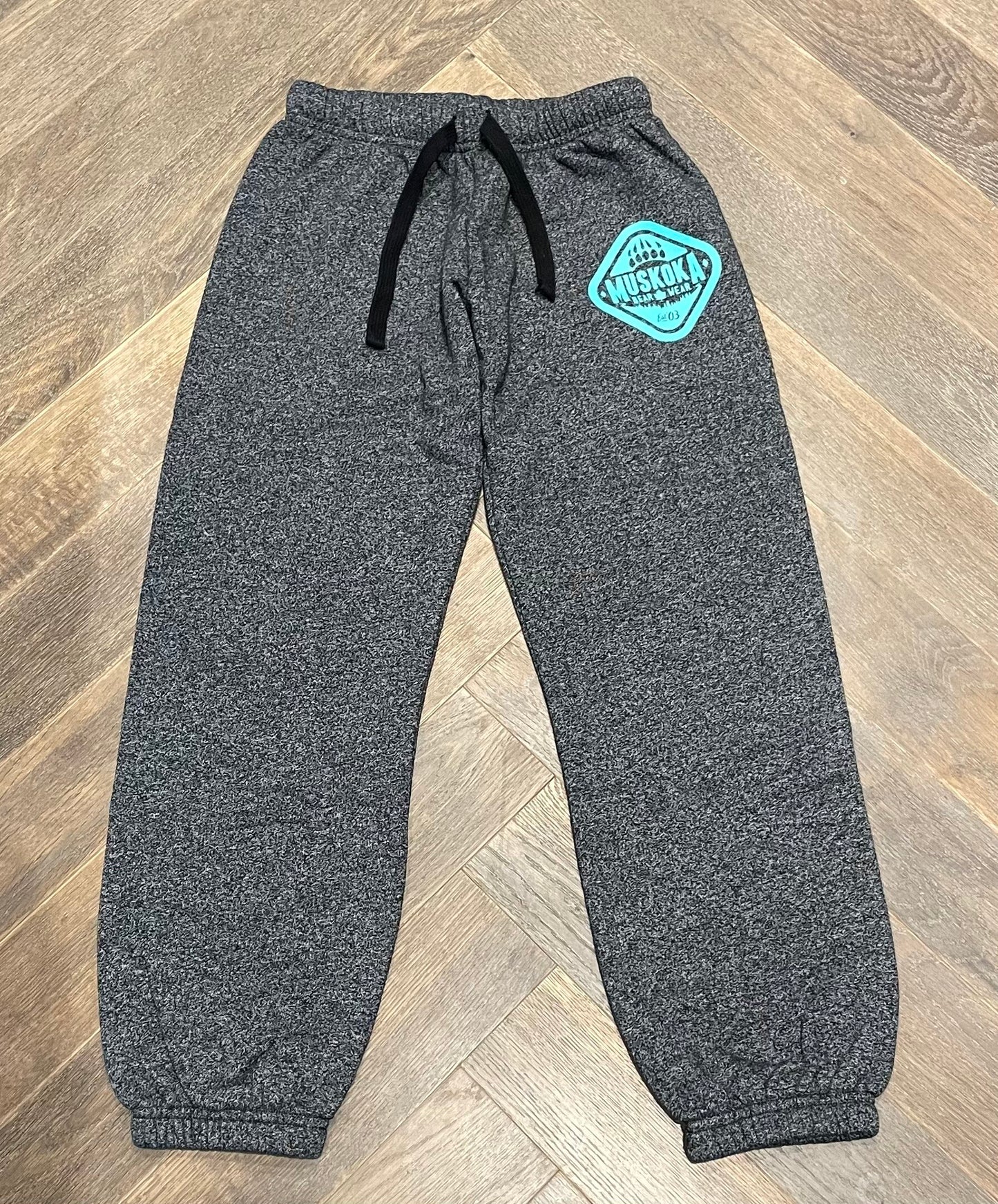 Grey Muskoka Bear Sweatpants, 8-10Y