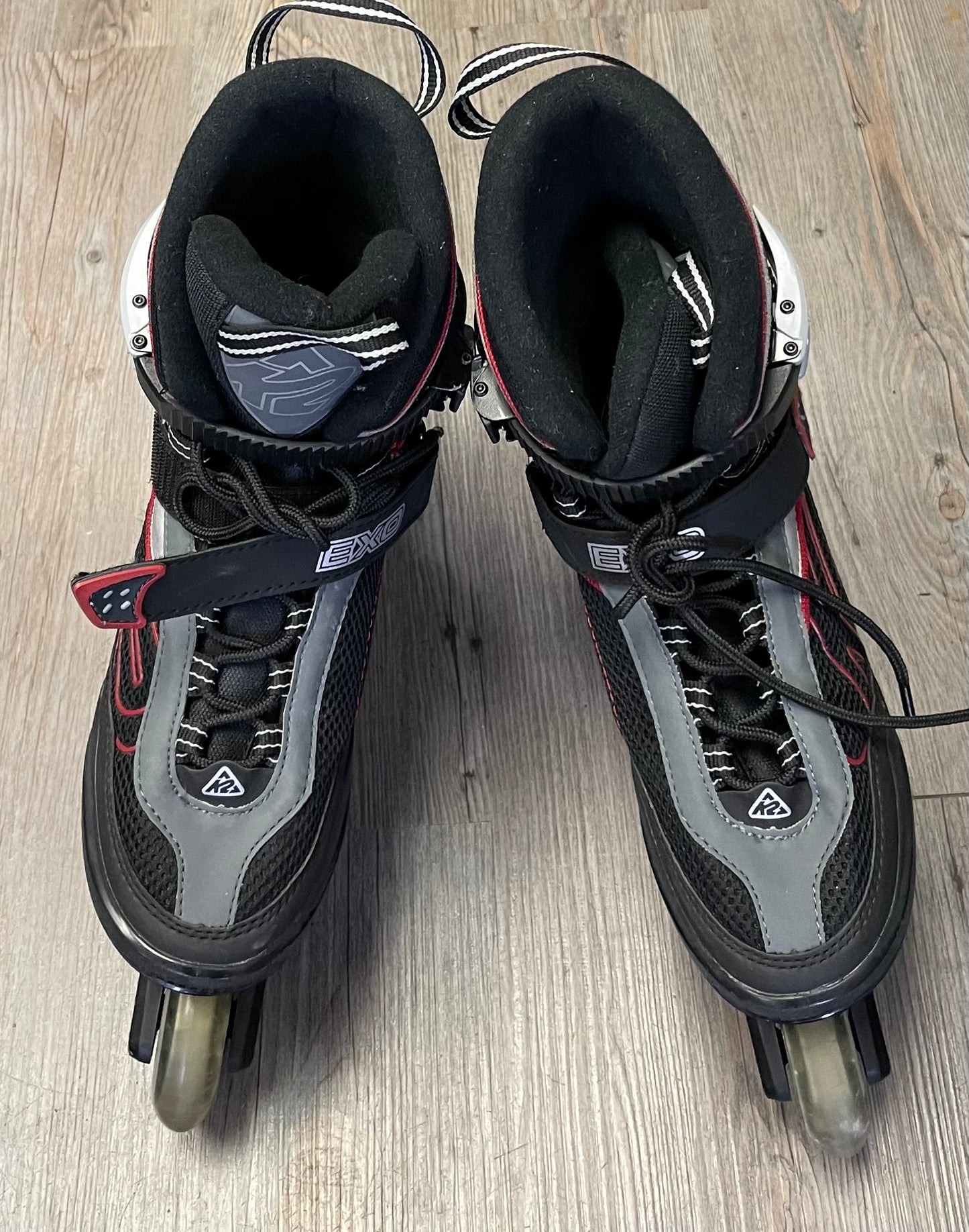 Black EXO Roller Blades, 8Y