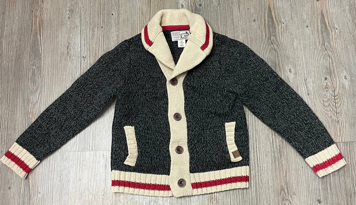 Charcoal Roots Cabin Sweater, 5Y