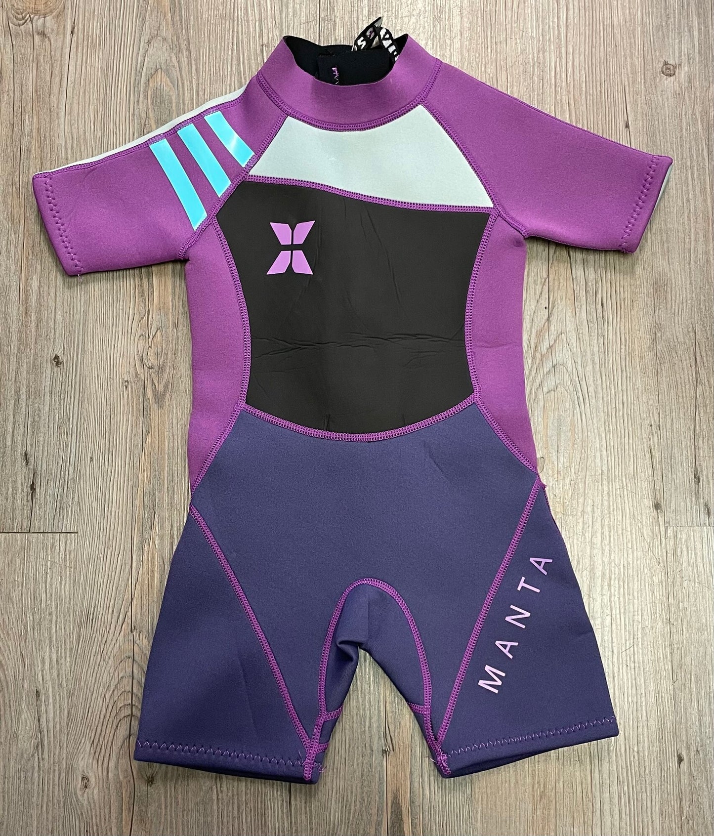 Purple Manta Wetsuit, 4-5Y