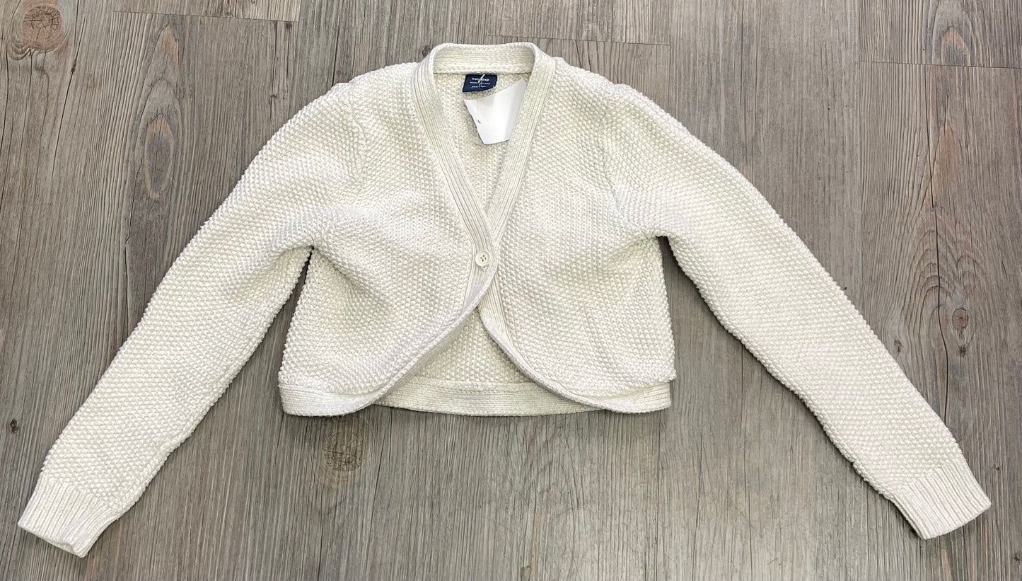 Ivory/go Gap Knit Shrug, 5Y