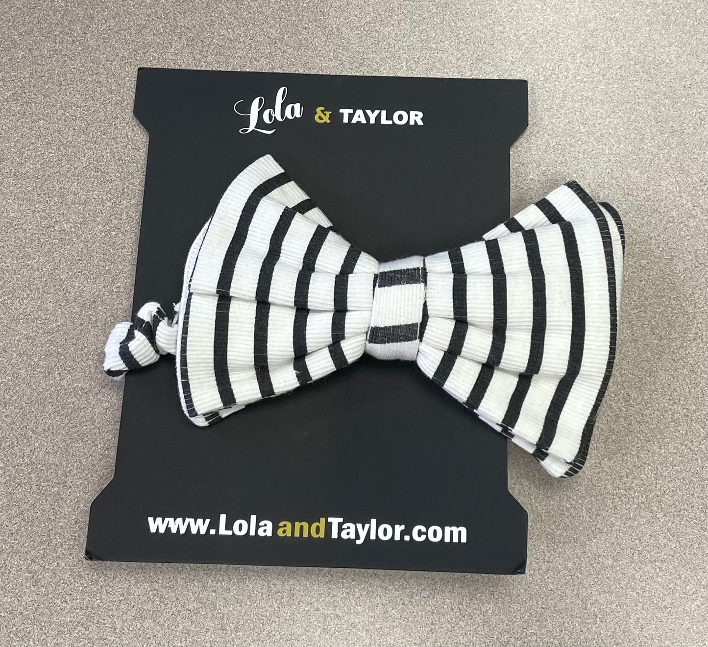 Blk/whit Lola And Taylor Headband, One Size