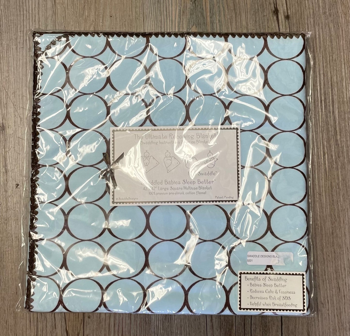 Blue Receiving Blanket, 42x42