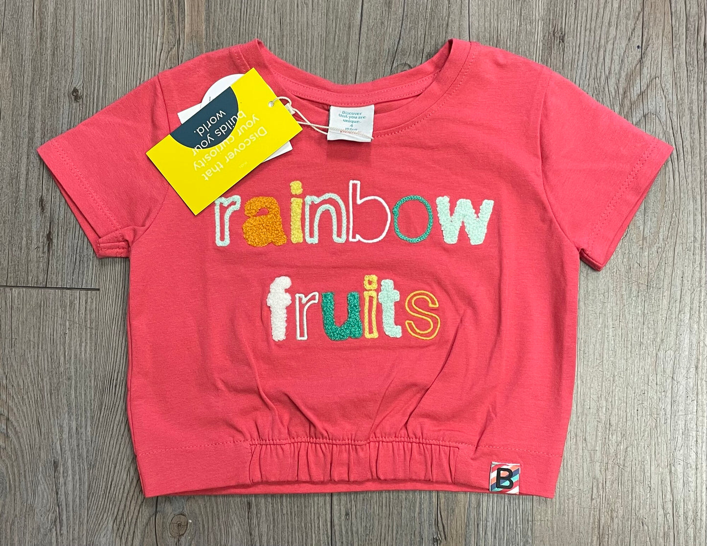 Multi Boboli Cropped Tee, 4Y