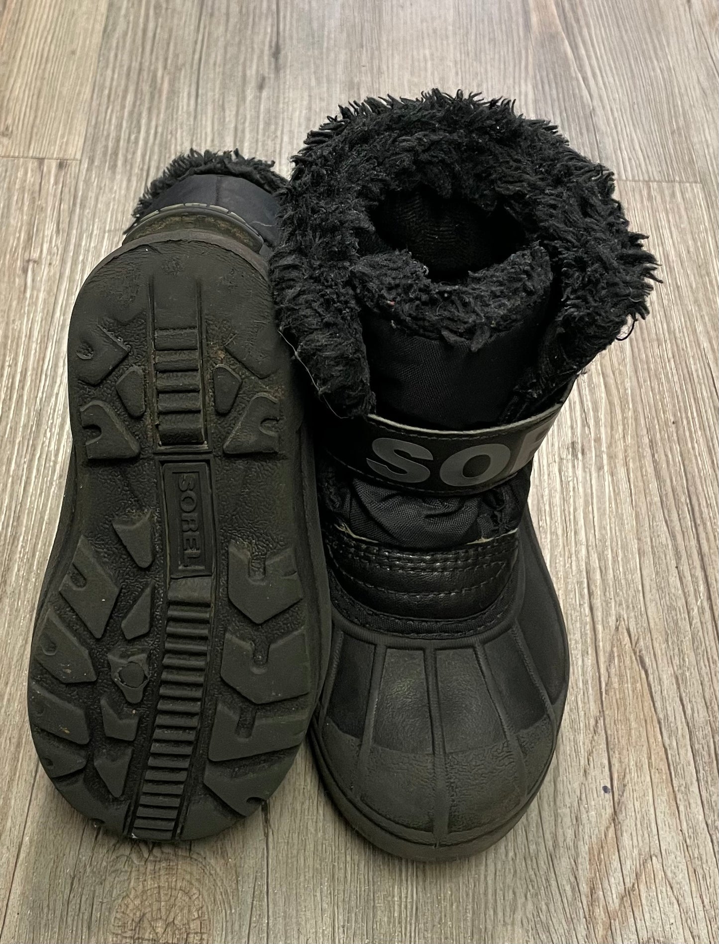 Black Sorel Winter Boots, 10T