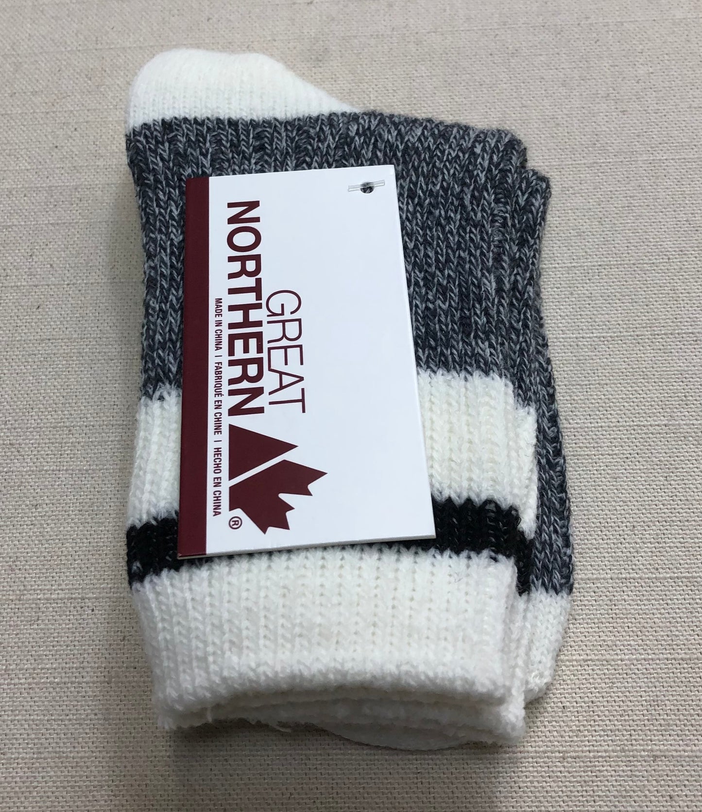 Grey Great Northern Sock, 11-2Shoe