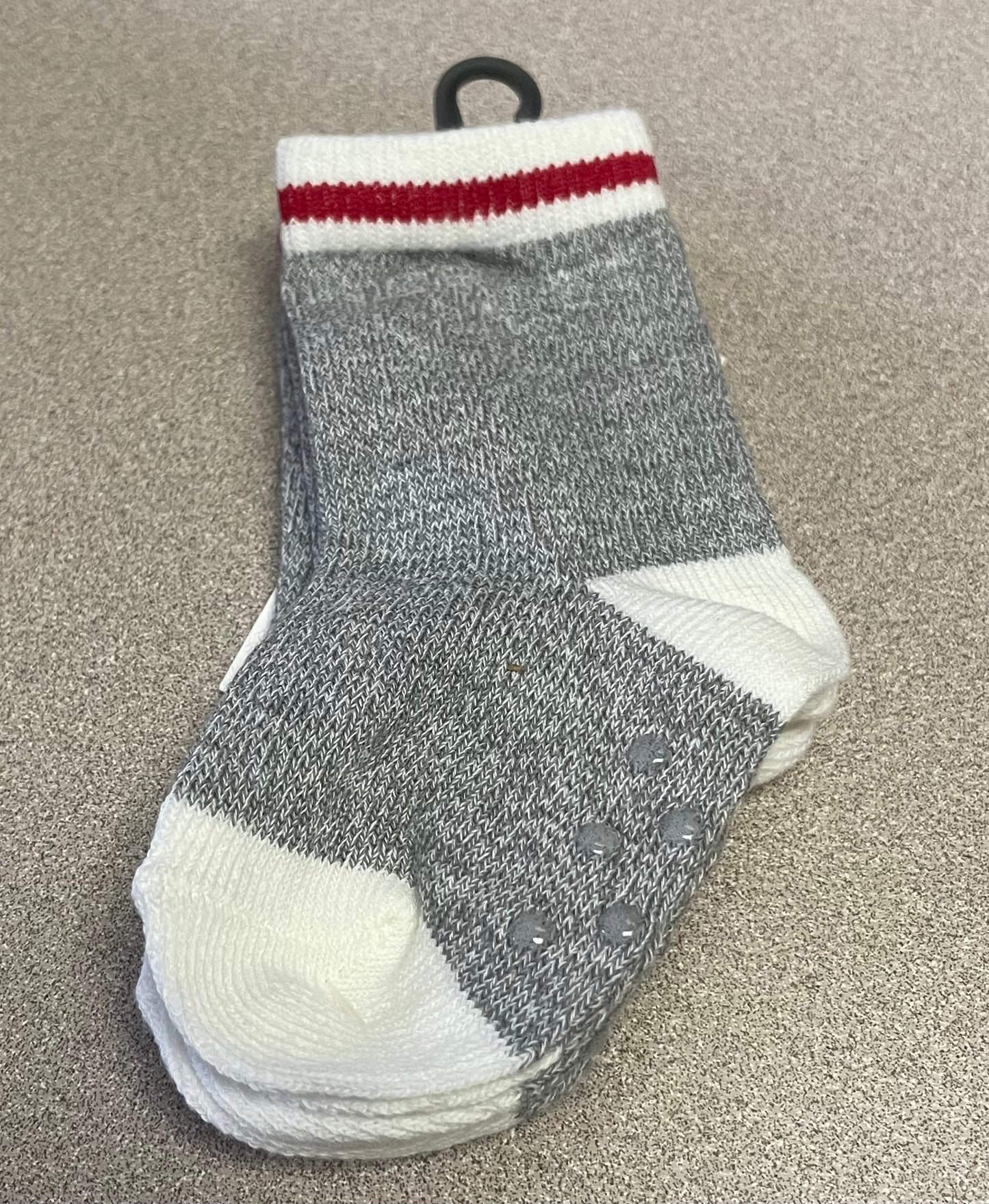 Grey GN Toddler Boot Socks, 5-8 Shoe