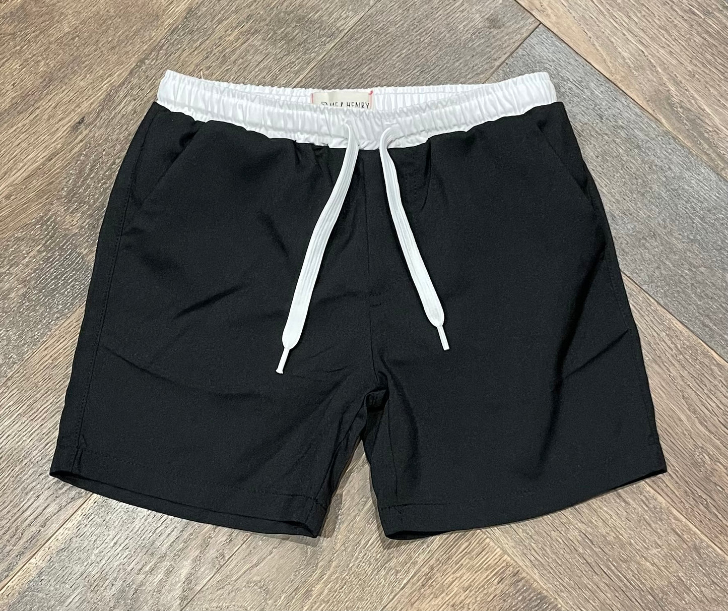 Black Me & Henry Swim Shorts, 4-5Y