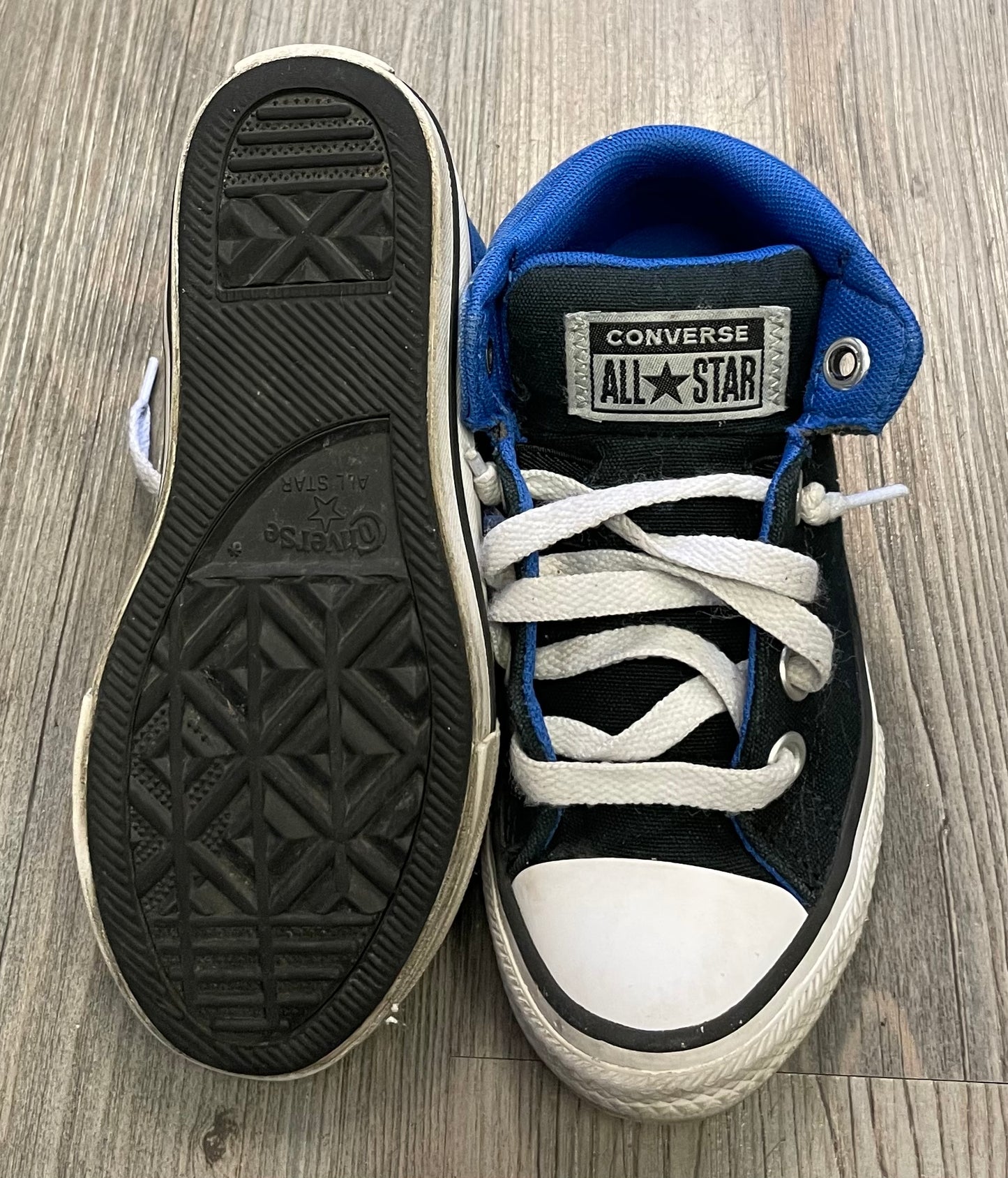 Blue/blk Converse, 11.5Y