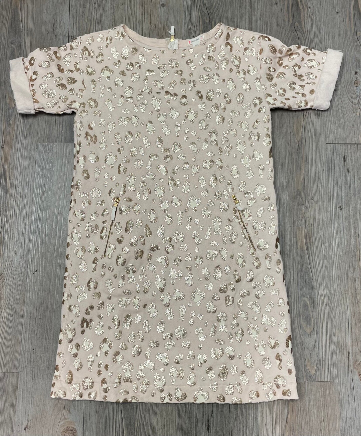 Gold Crewcuts Dress, 12Y