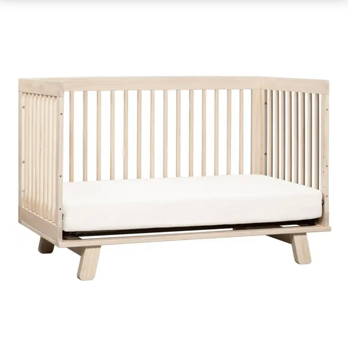 Natural Babyletto Hudson Crib/Tod, 3 In 1