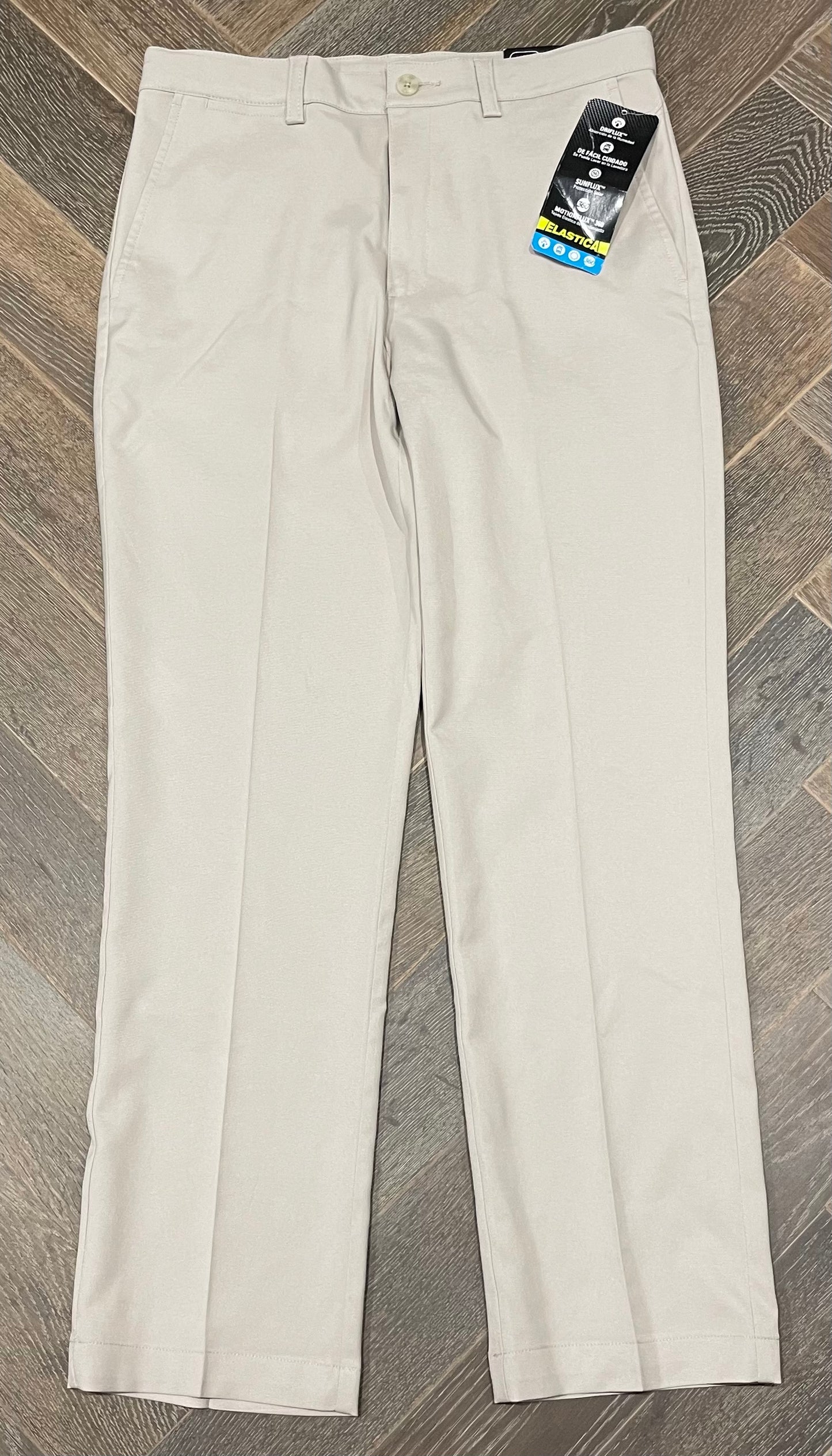 Beige PGA Tour Golf Pants, 10-12Y