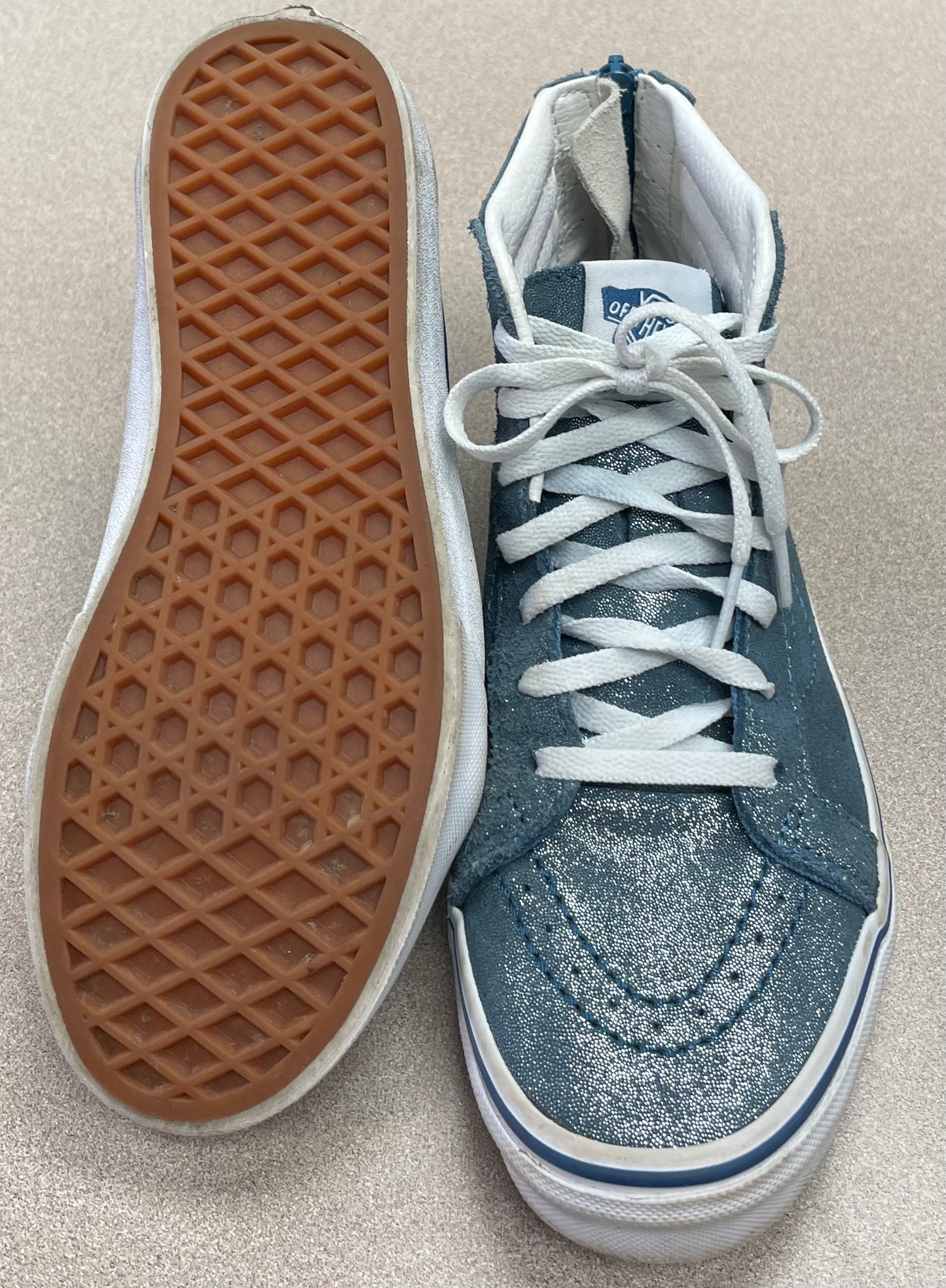 Blue Vans Harry Potter Hightop, 3.5Y