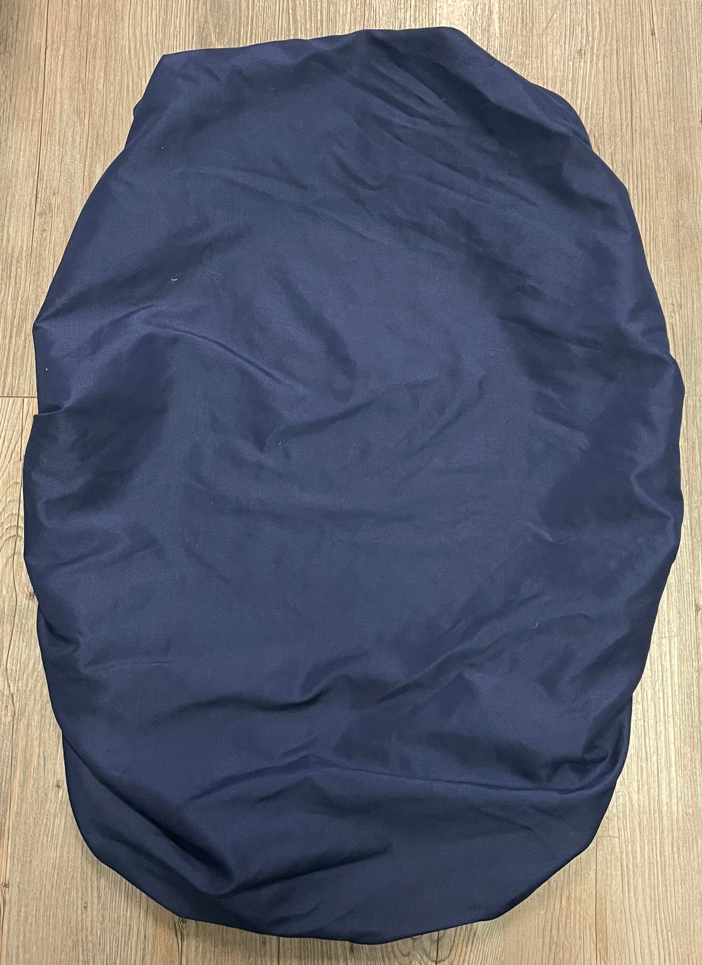Navy Biloban Bassinet Sheet, Pre-owned