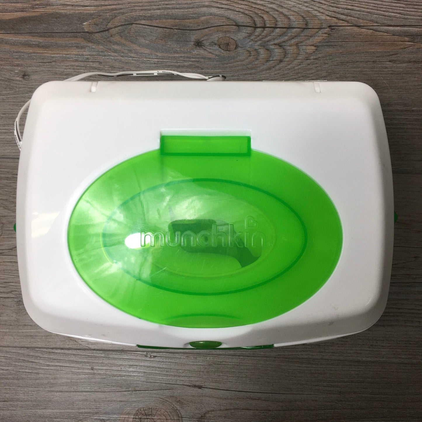 White/gr Munchkin Warm Glow Wipes, None