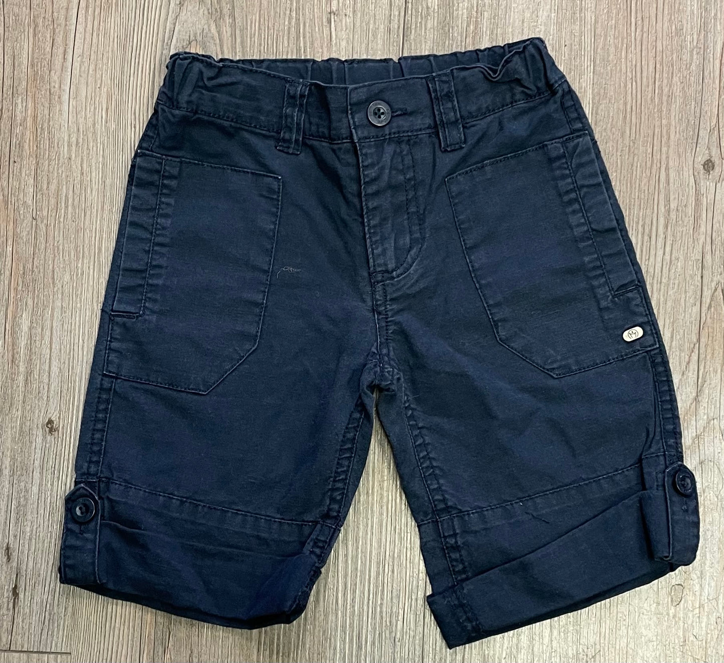 Navy Petit Lem Shorts, 4Y
