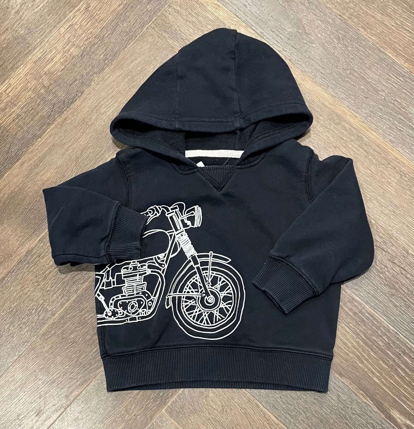 Black Carters Pullover Hoodie, 18M