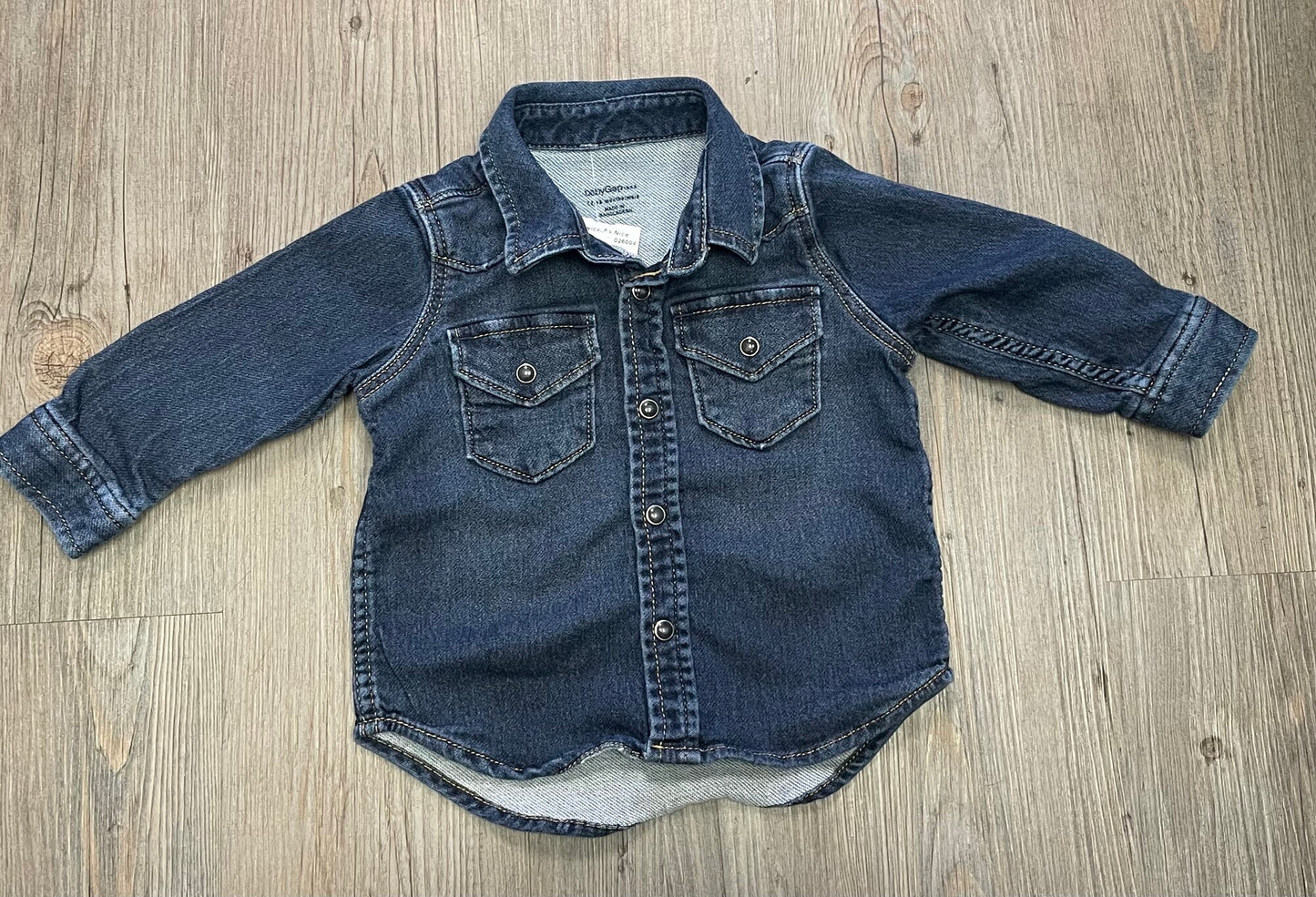 Blue Baby Gap Soft Denim Jacke, 12-18M