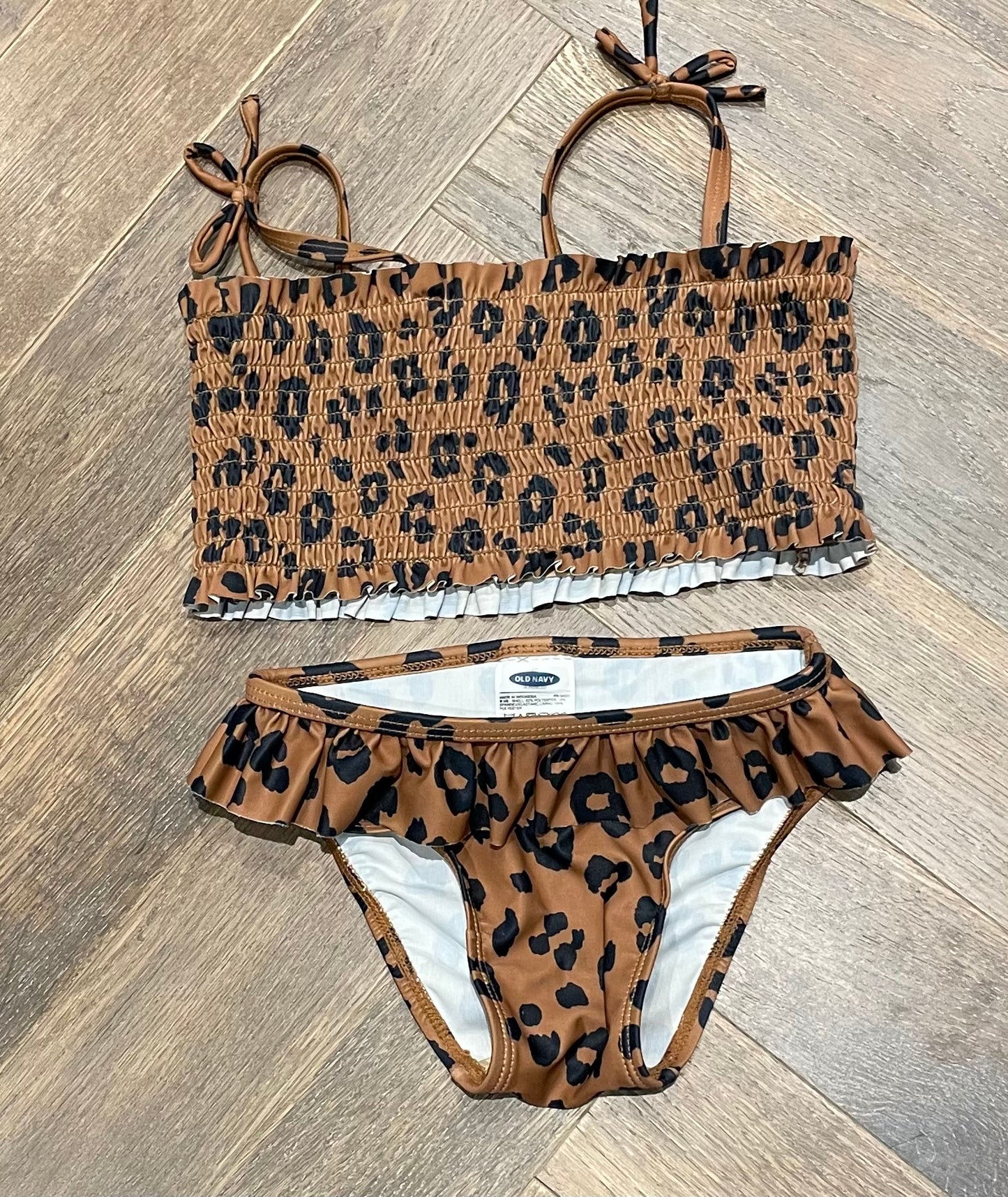 Brown Old Navy Bathing Suit 2pc, 4Y