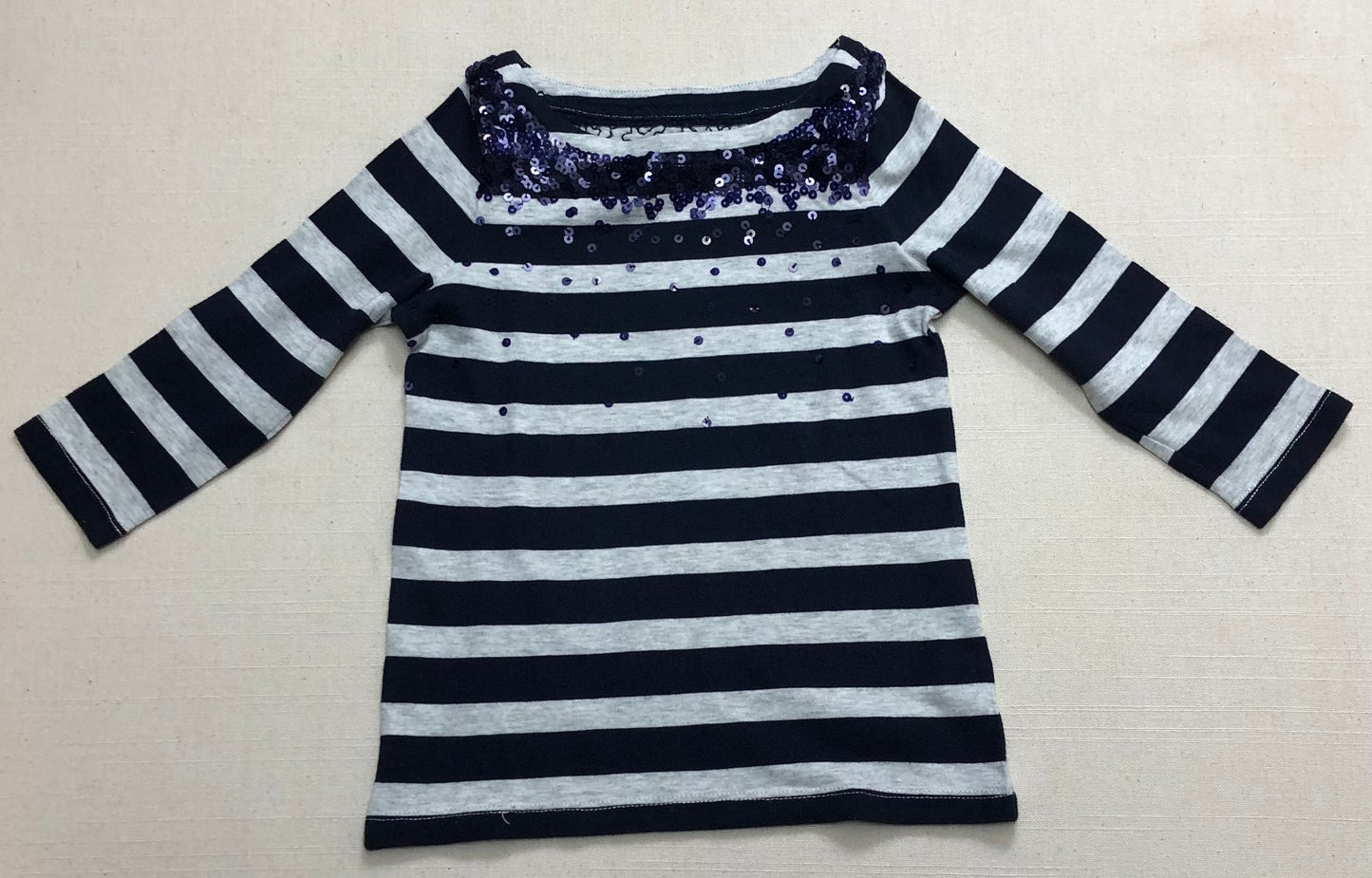 Striped Sequin Tunic, 3Y
