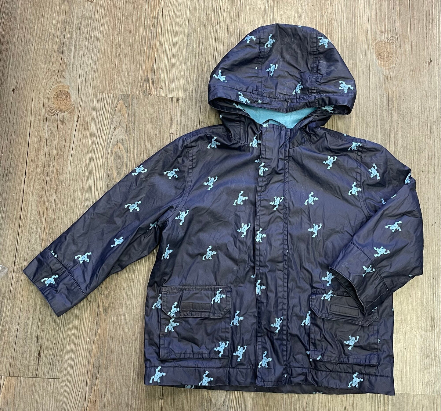 Navy Joe Fresh Lined Rain Jack, 3Y