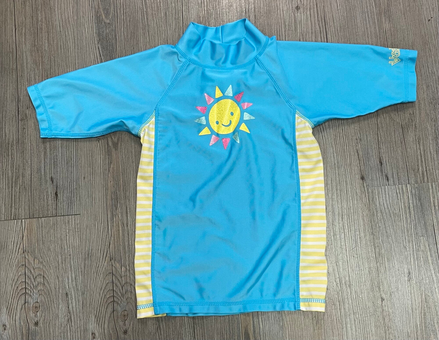 Blue Uv Skinz Rash Guards, 7Y