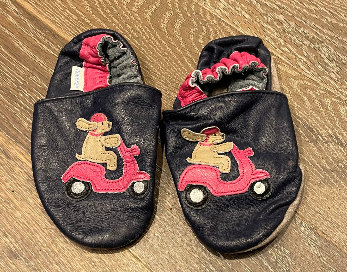 Navy Robeez Slip On Shoes, 3-4Y