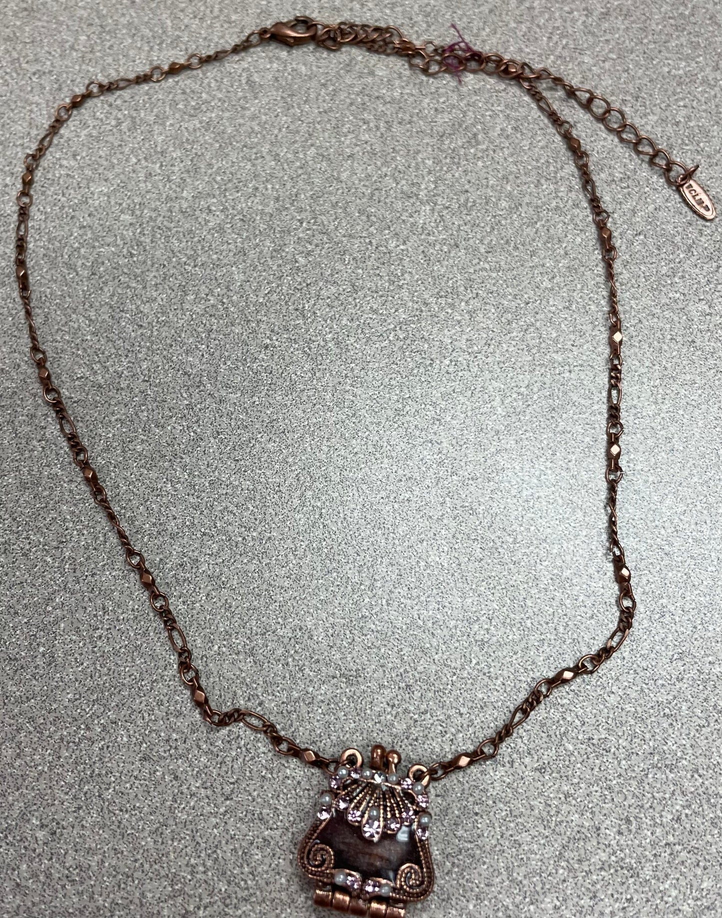 Rosegold Locket Necklace, Used