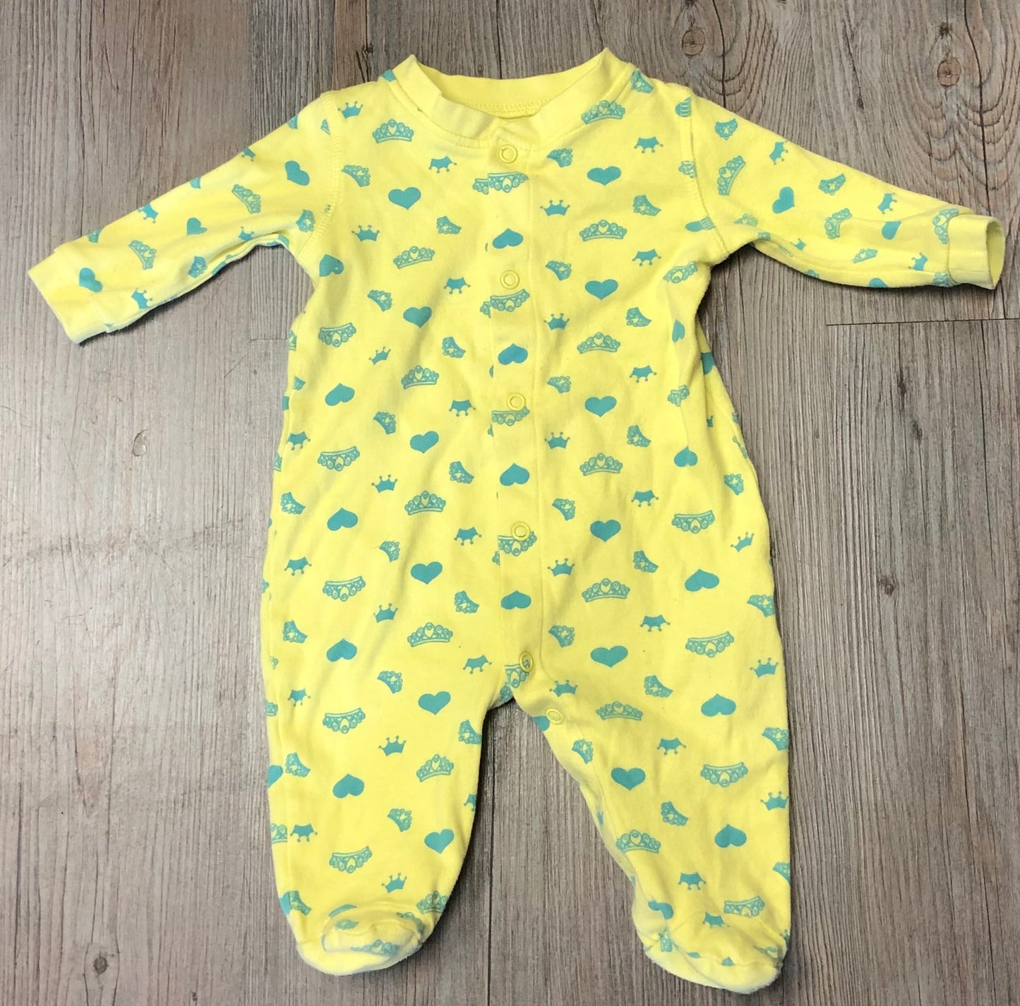 Yellow Emma & Jack Onesie, 3M