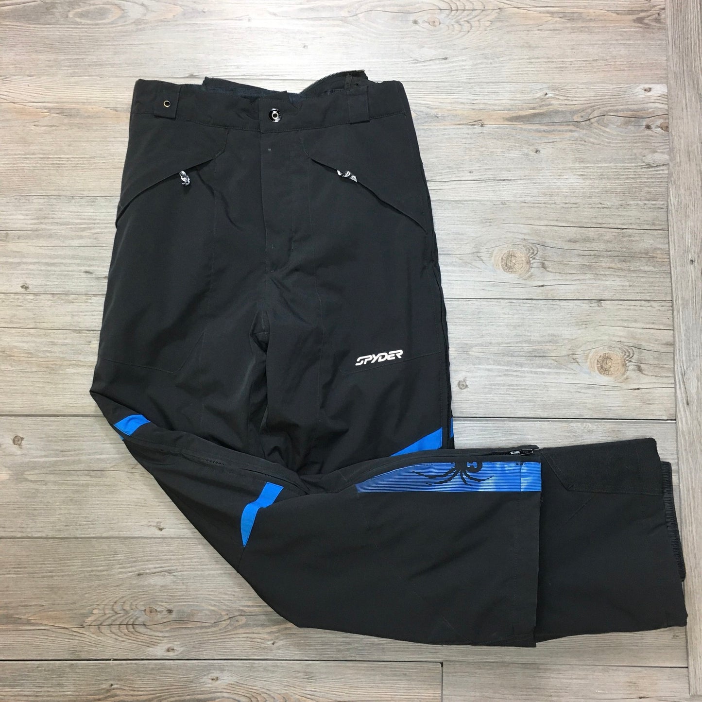 Black Spyder Snow Pants, 18Y