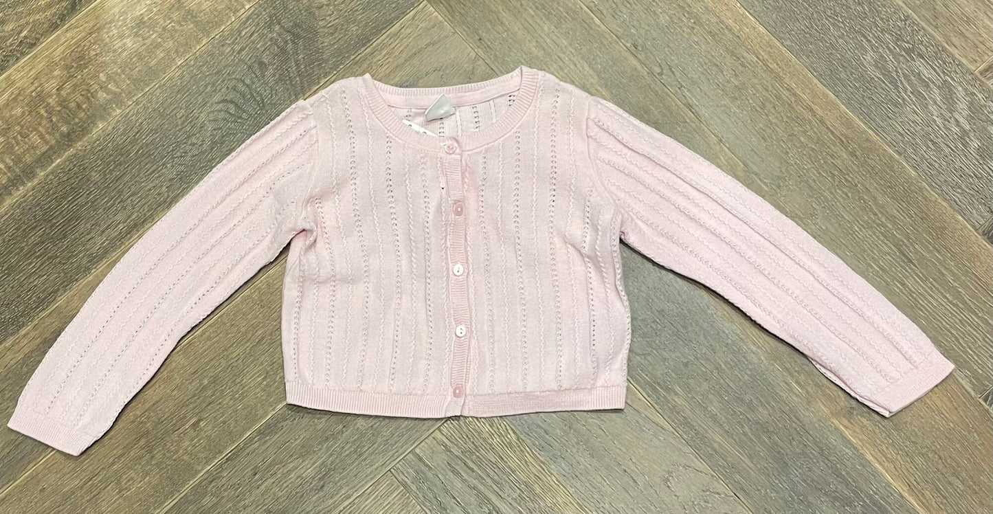 Pink Gap Cardigan, 3Y