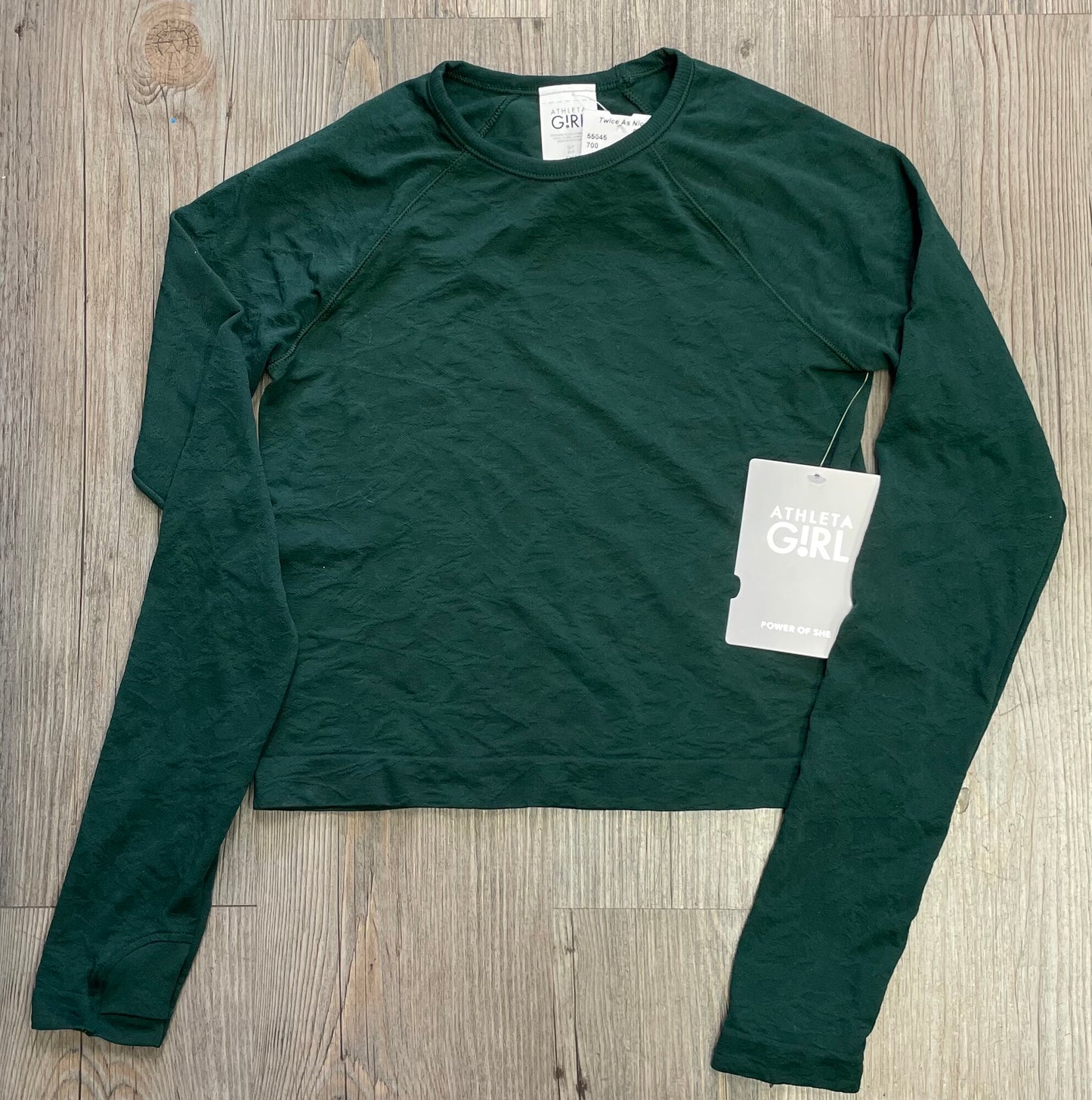 Green Athleta Girl Power UpMidi, 7Y