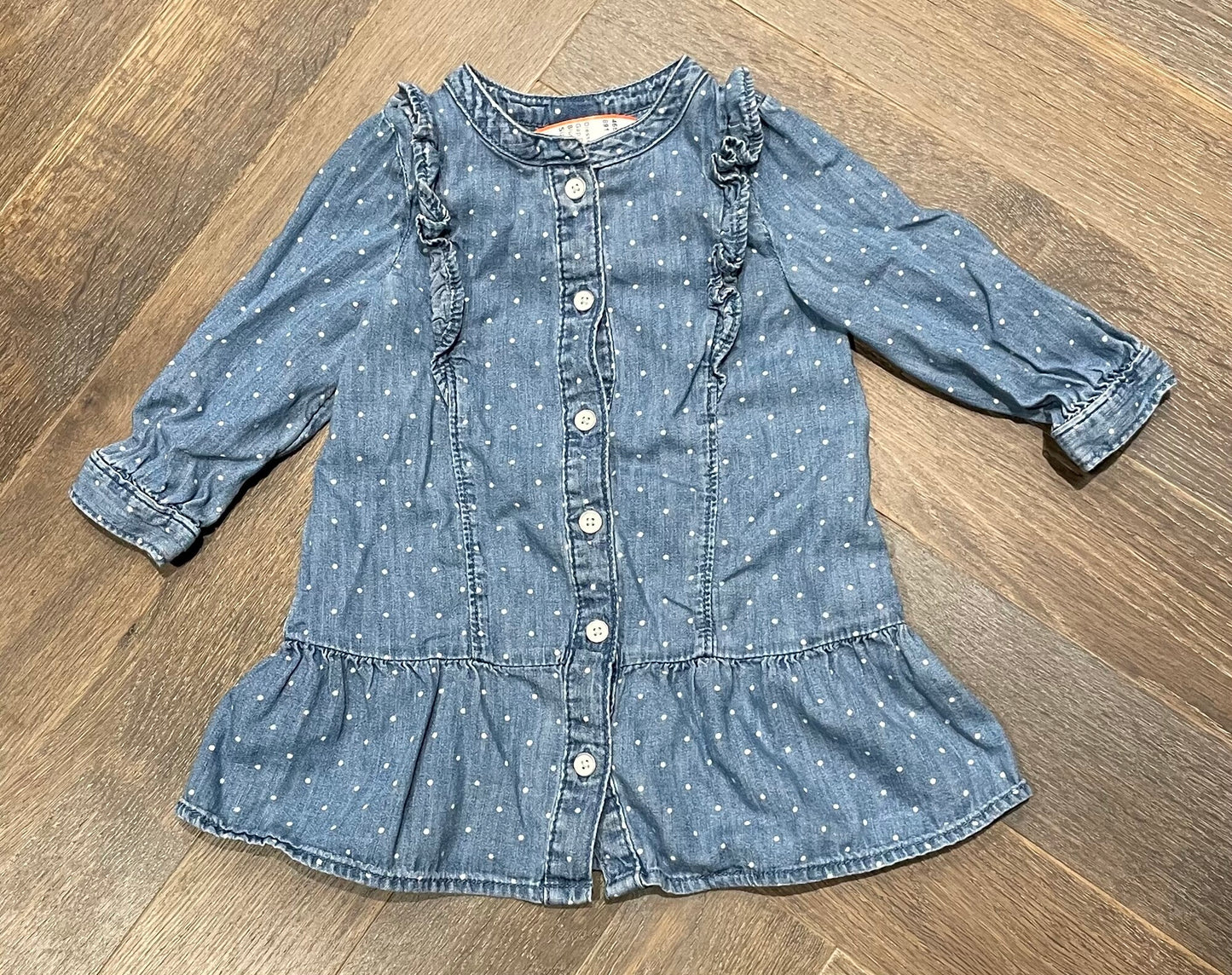 Blue Gap Denim Dress, 12-18M