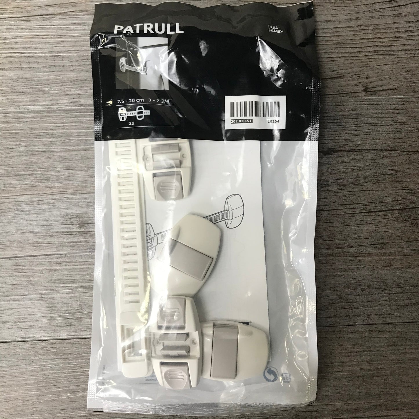 White/gr Ikea Patrull Multi Latch, New
