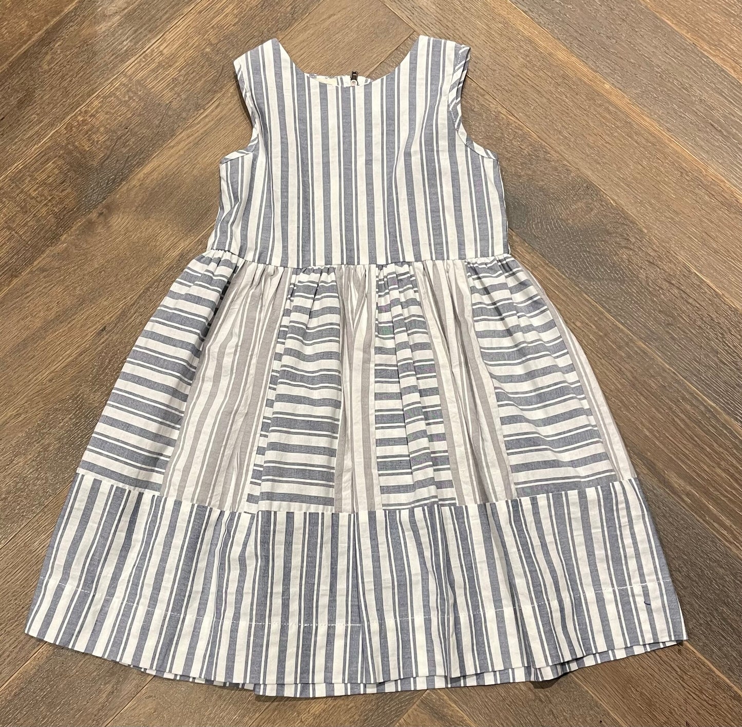 Blue Vignette Dress, 4Y