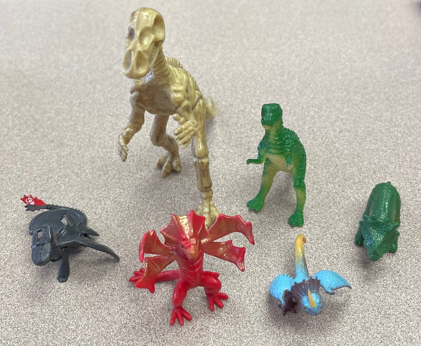 Multi Dragons + Dinosaurs, 6 Pcs