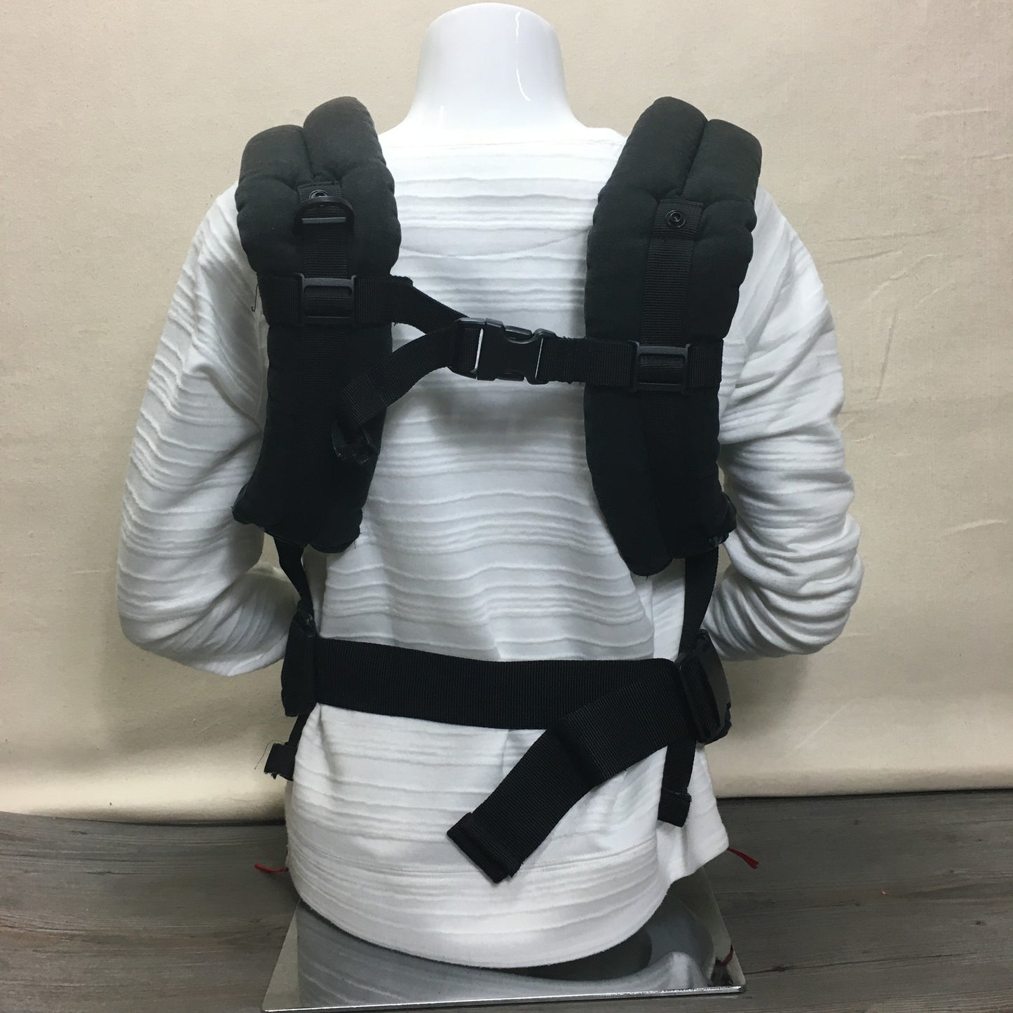 Black/Cr Ergo Baby Carrier 3 Posit, 15-40lbs