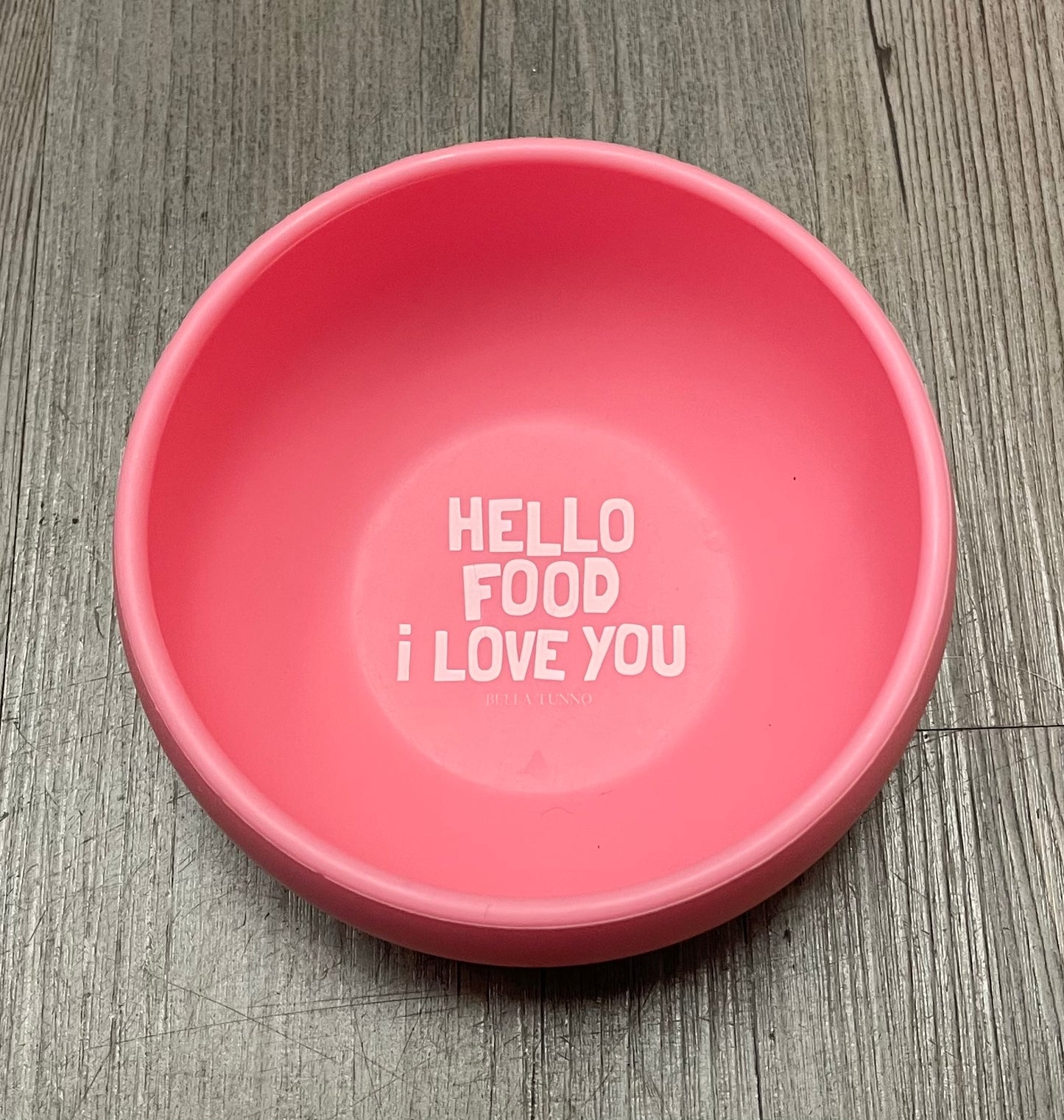Pink Bella Tunno Silicon Bowl, Pre-owned