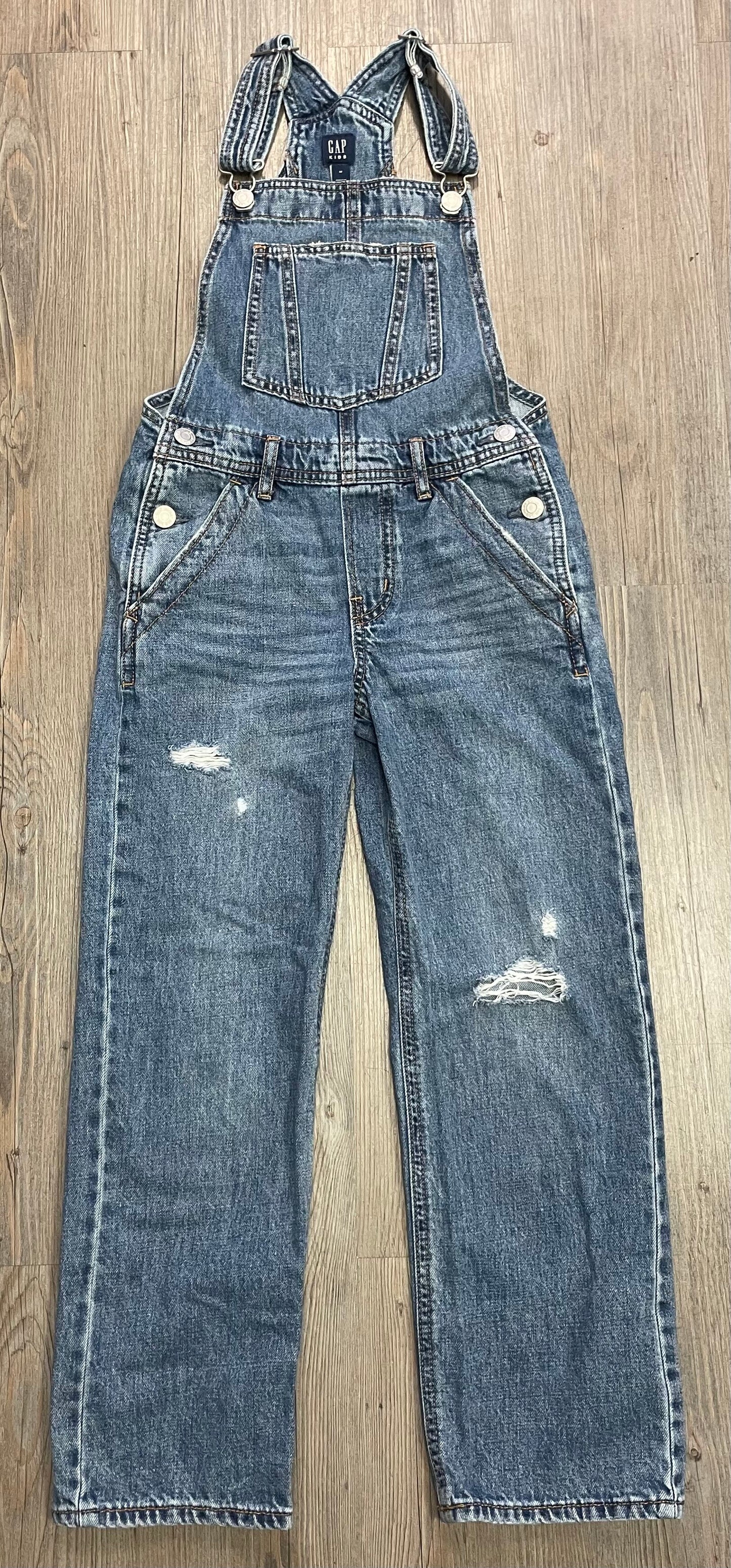 Blue Gap Overall Jeans, 8-9Y