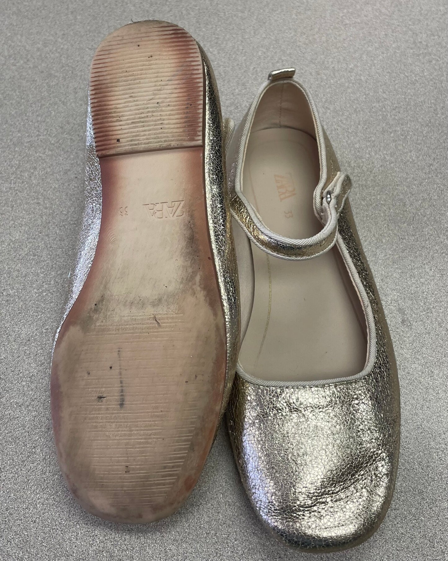 Gold Zara Shoes, 2Y