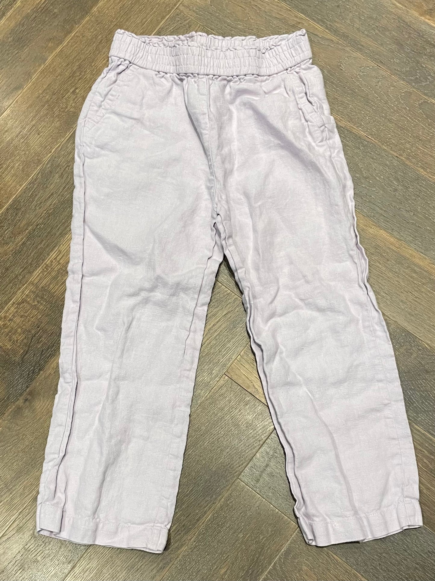 Lavander Crewcuts Linen Pants, 8Y