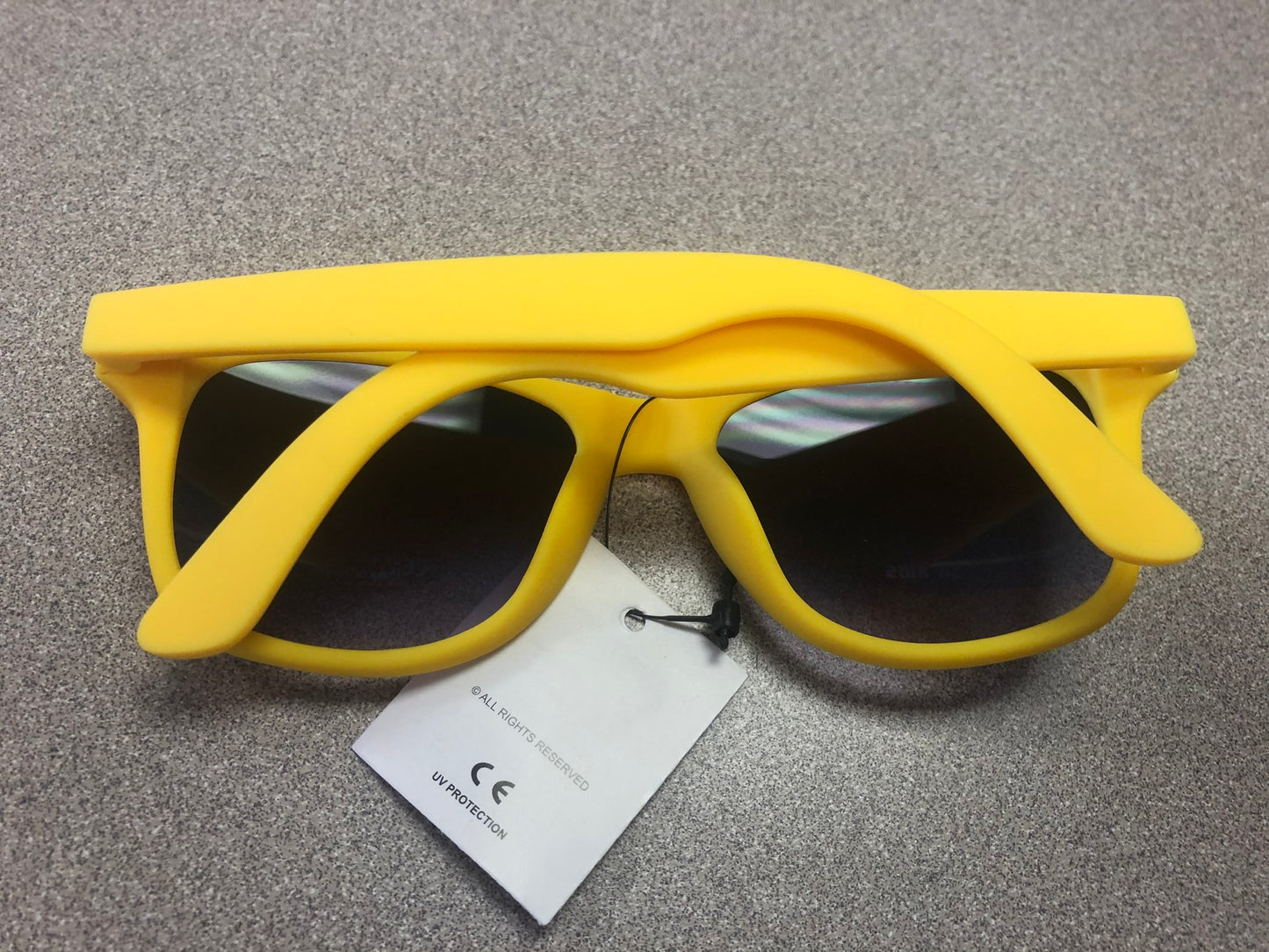 Yellow Matte Sunglasses - NEW, 3-7 Years