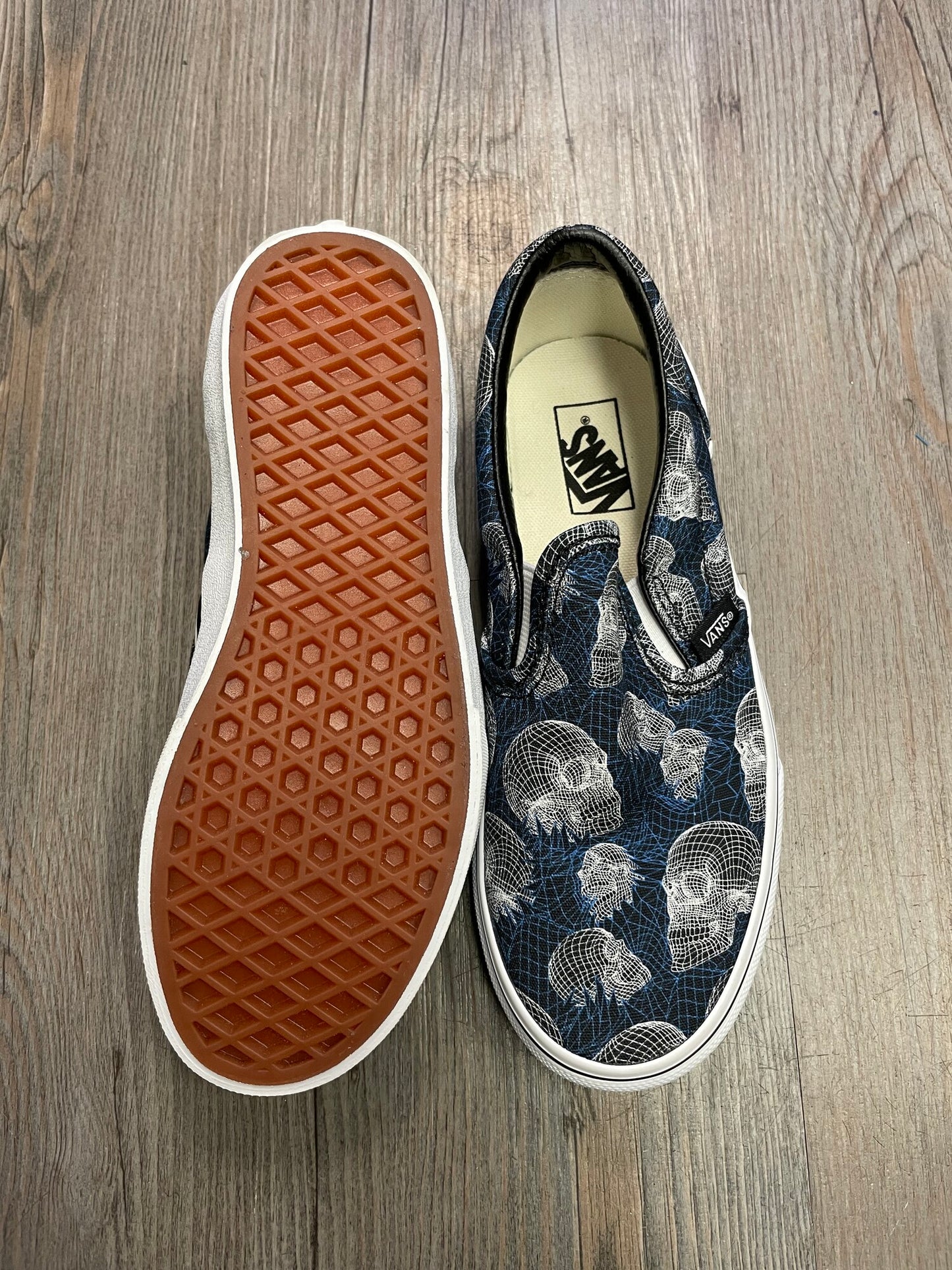 Blue Vans Slip On Sneaker, 3Y