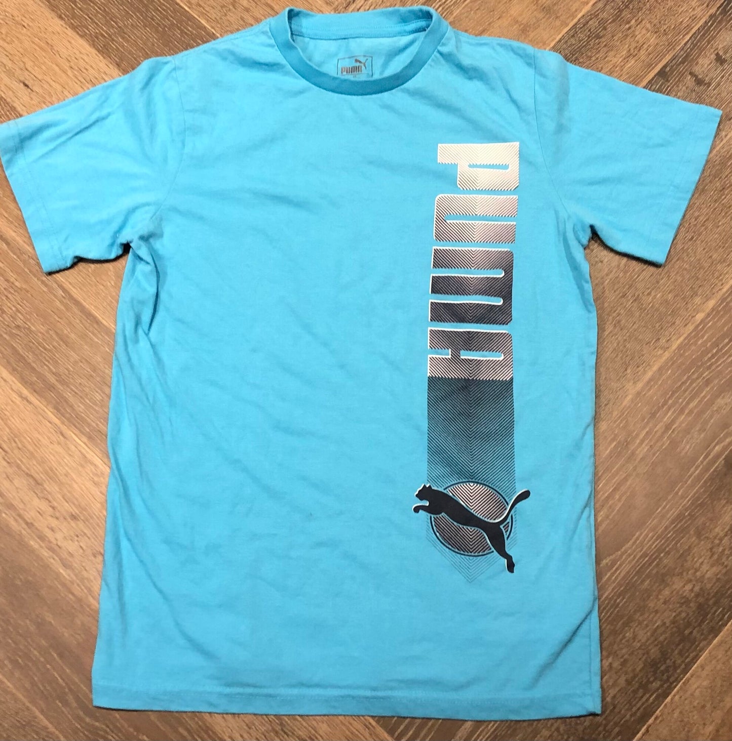 Blue Puma Tee, 12Y