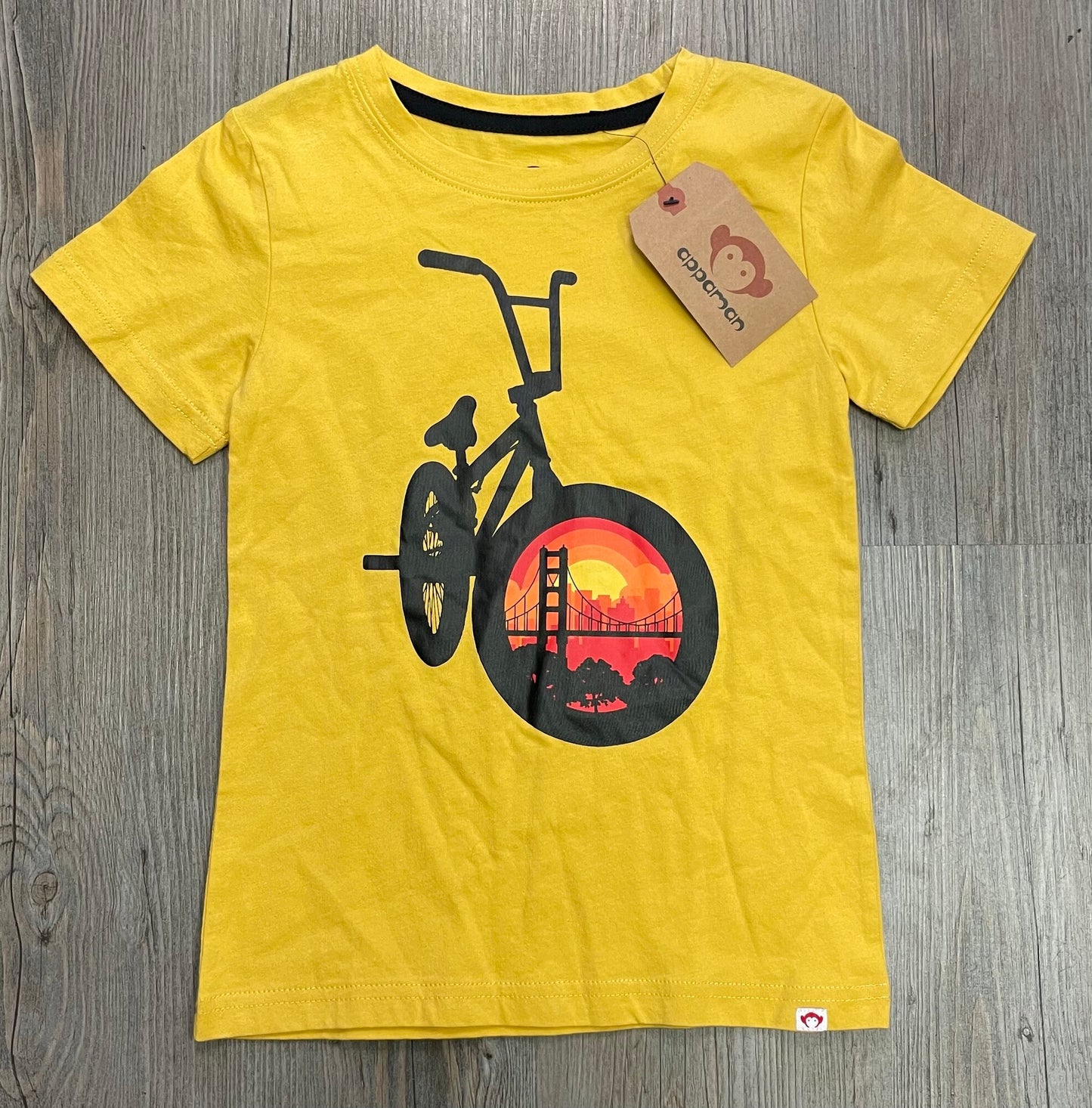 Mustard Appaman Tee, 6Y