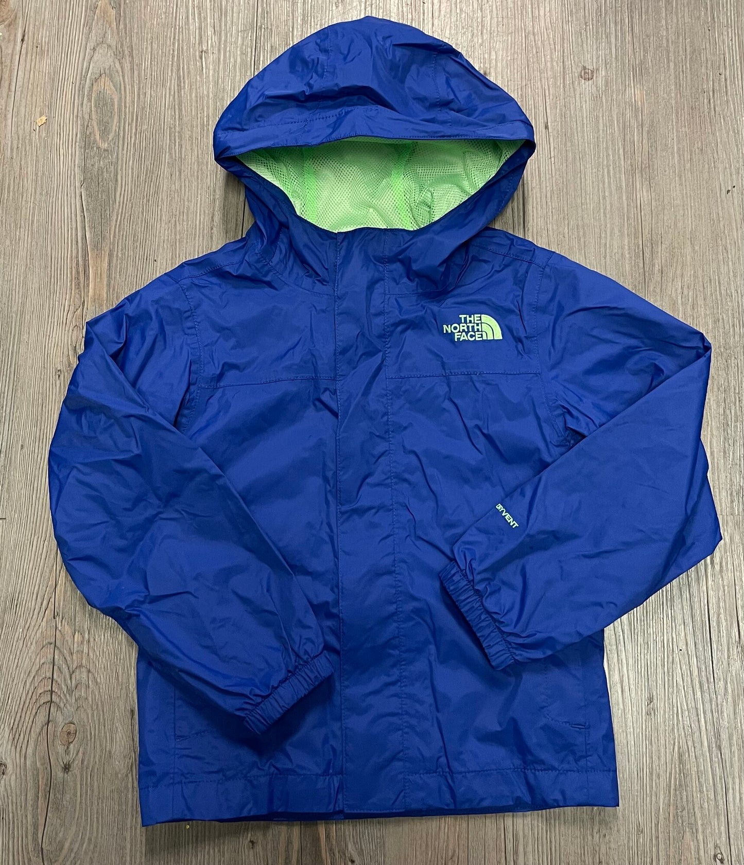 Blue North Face Rain Jacket, 5Y