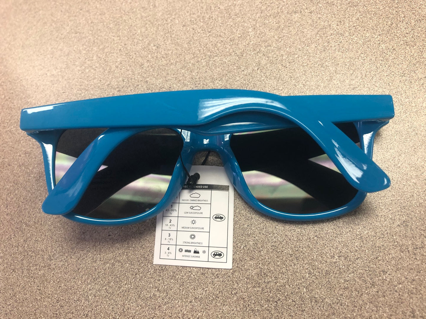Blue Glossy Sunglasses - NEW!, 4-7 Years