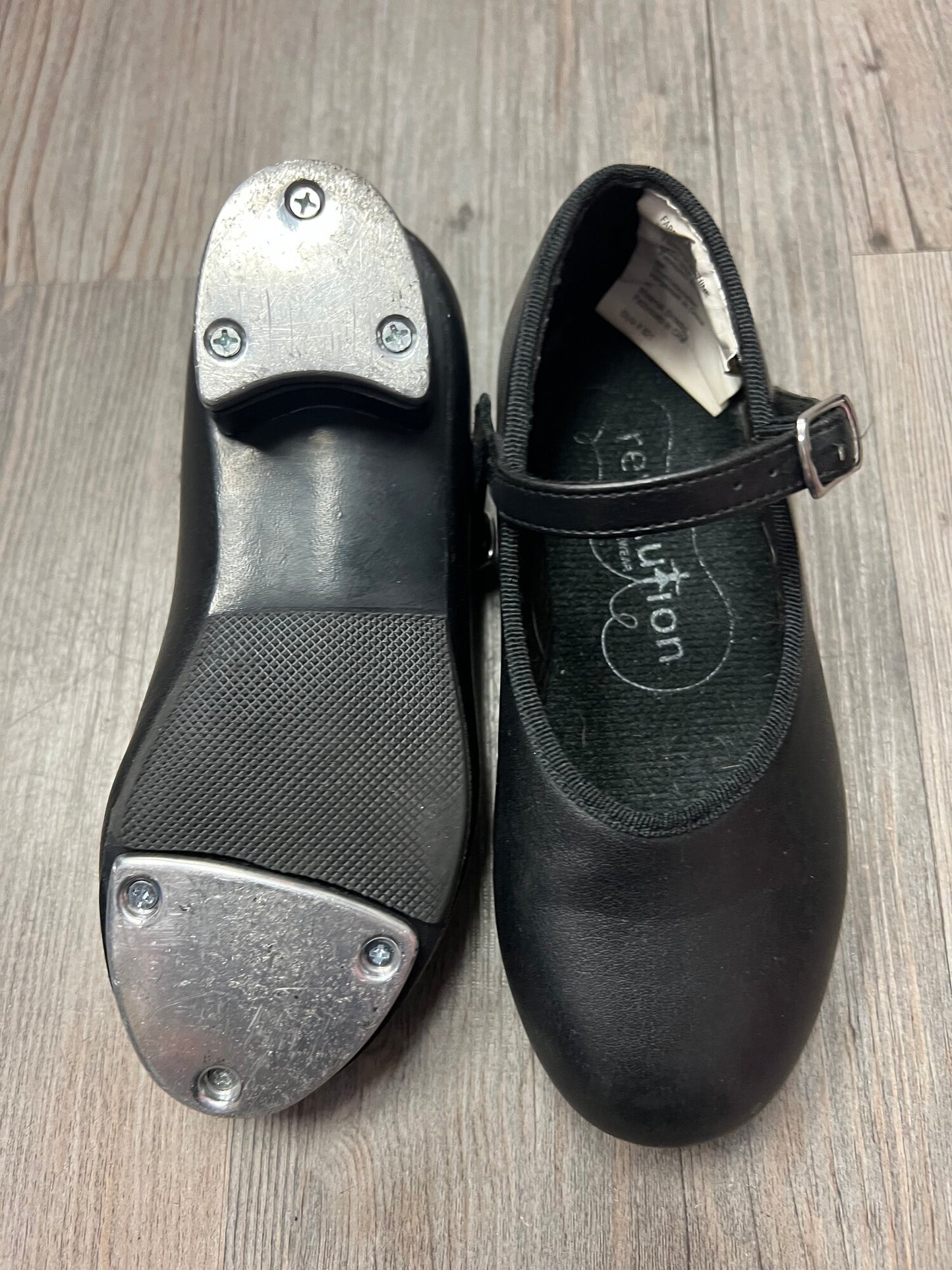Black Revoltion Tap Shoes, 12Y