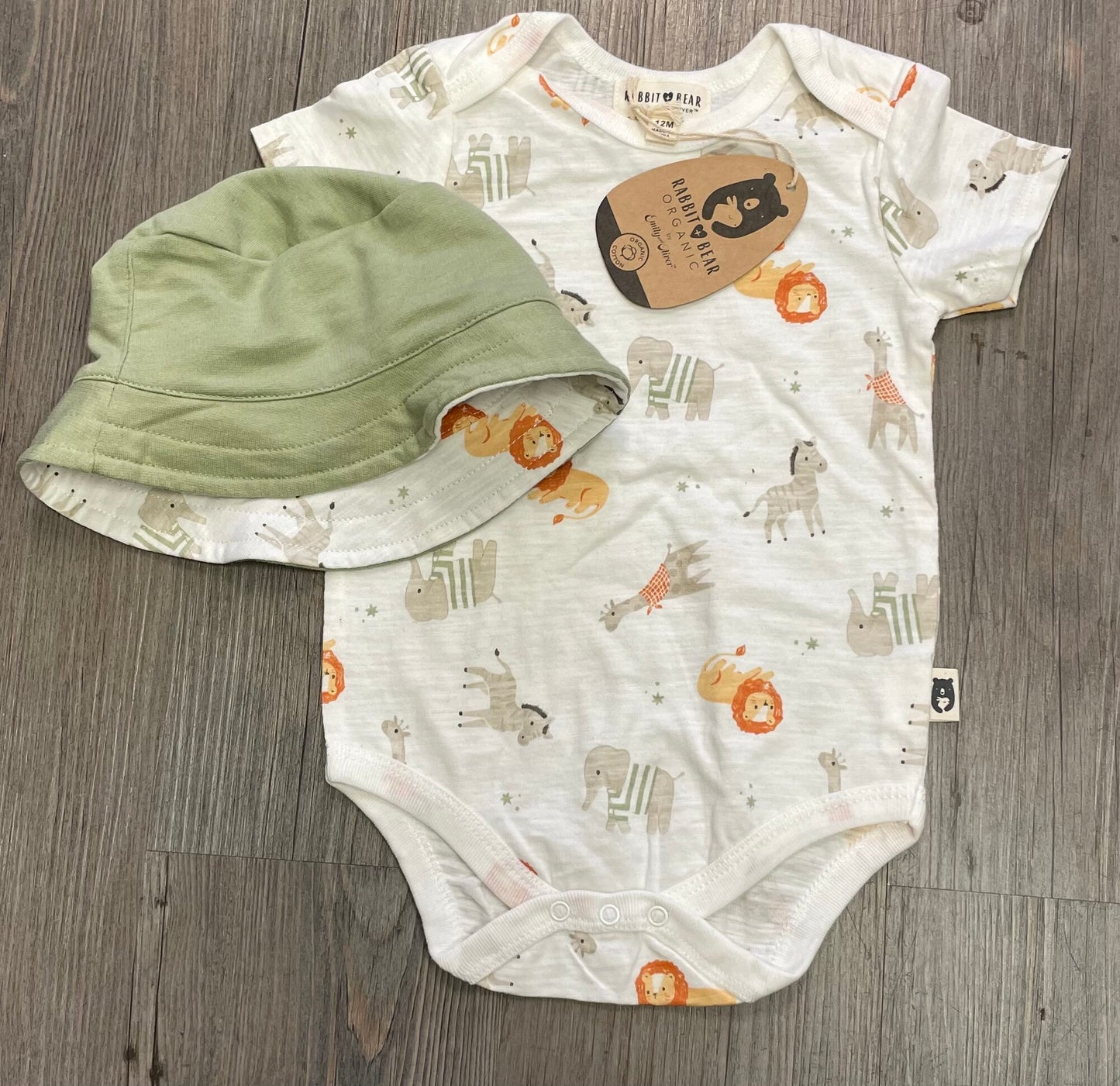 Multi Rabbit + Bear Clothing Se, 12M