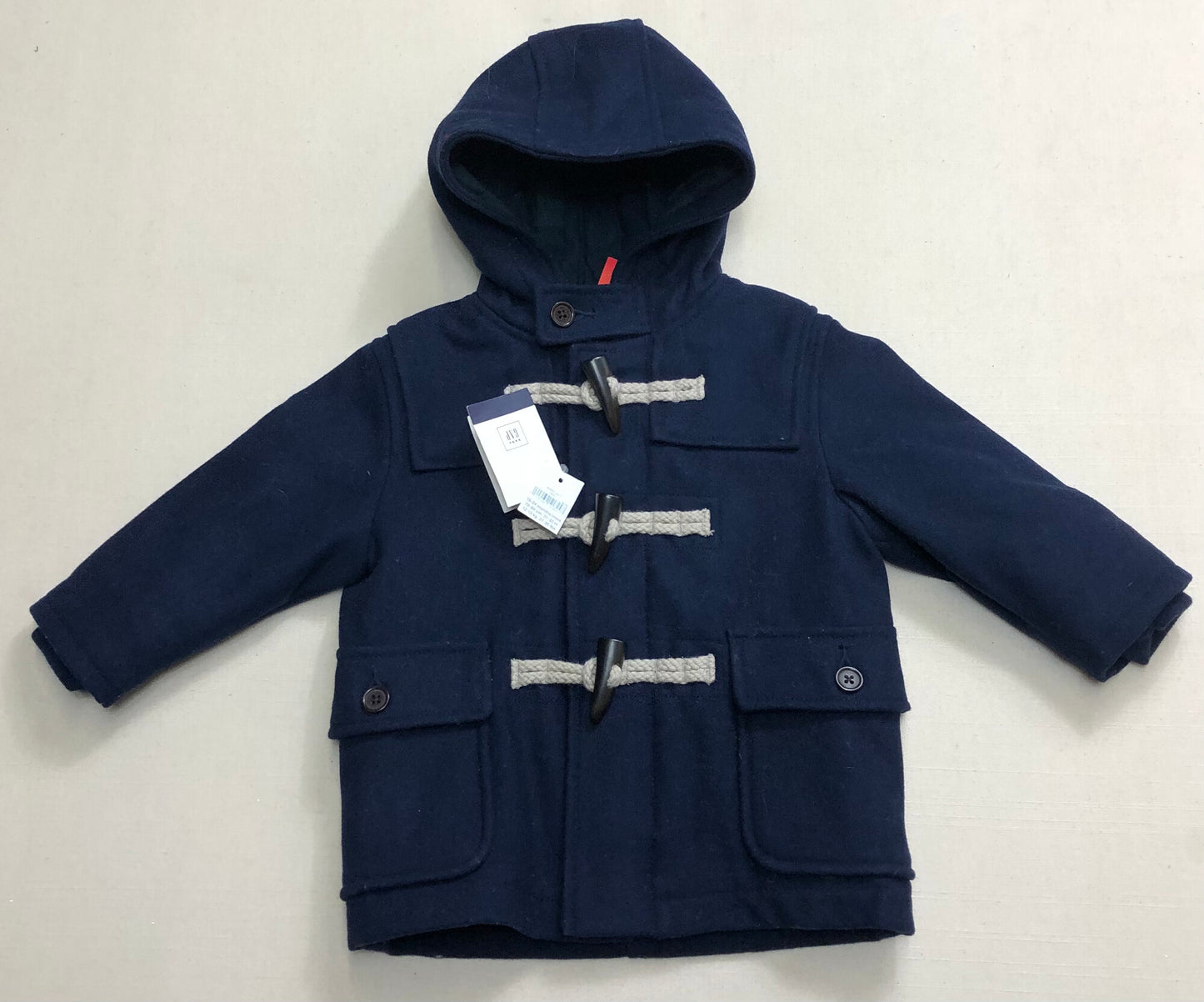 Navy Gap Wool Dress Coat, 18-24M